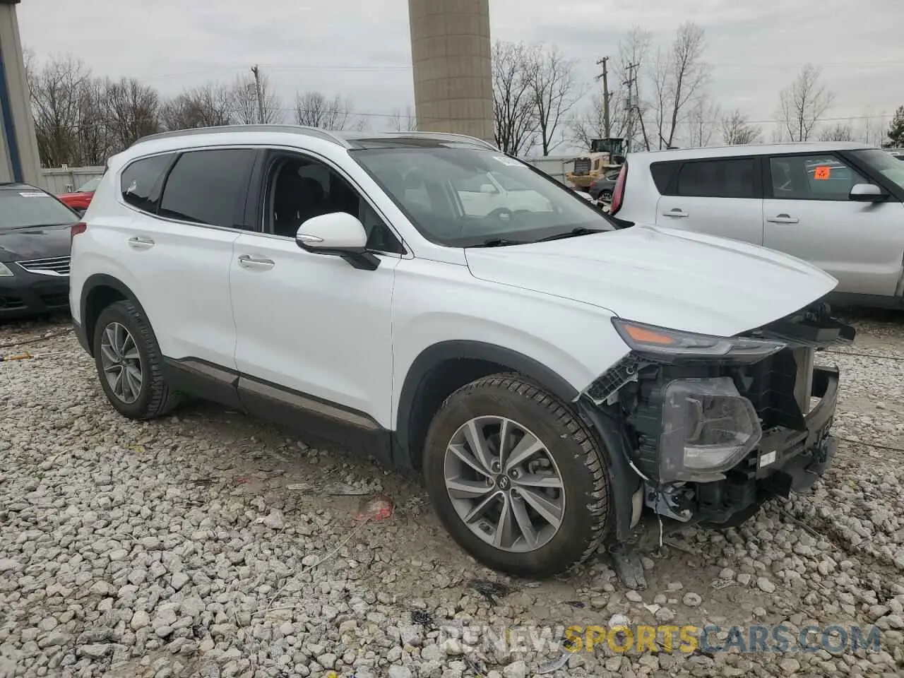 4 Фотография поврежденного автомобиля 5NMS5CAD7LH297771 HYUNDAI SANTA FE 2020