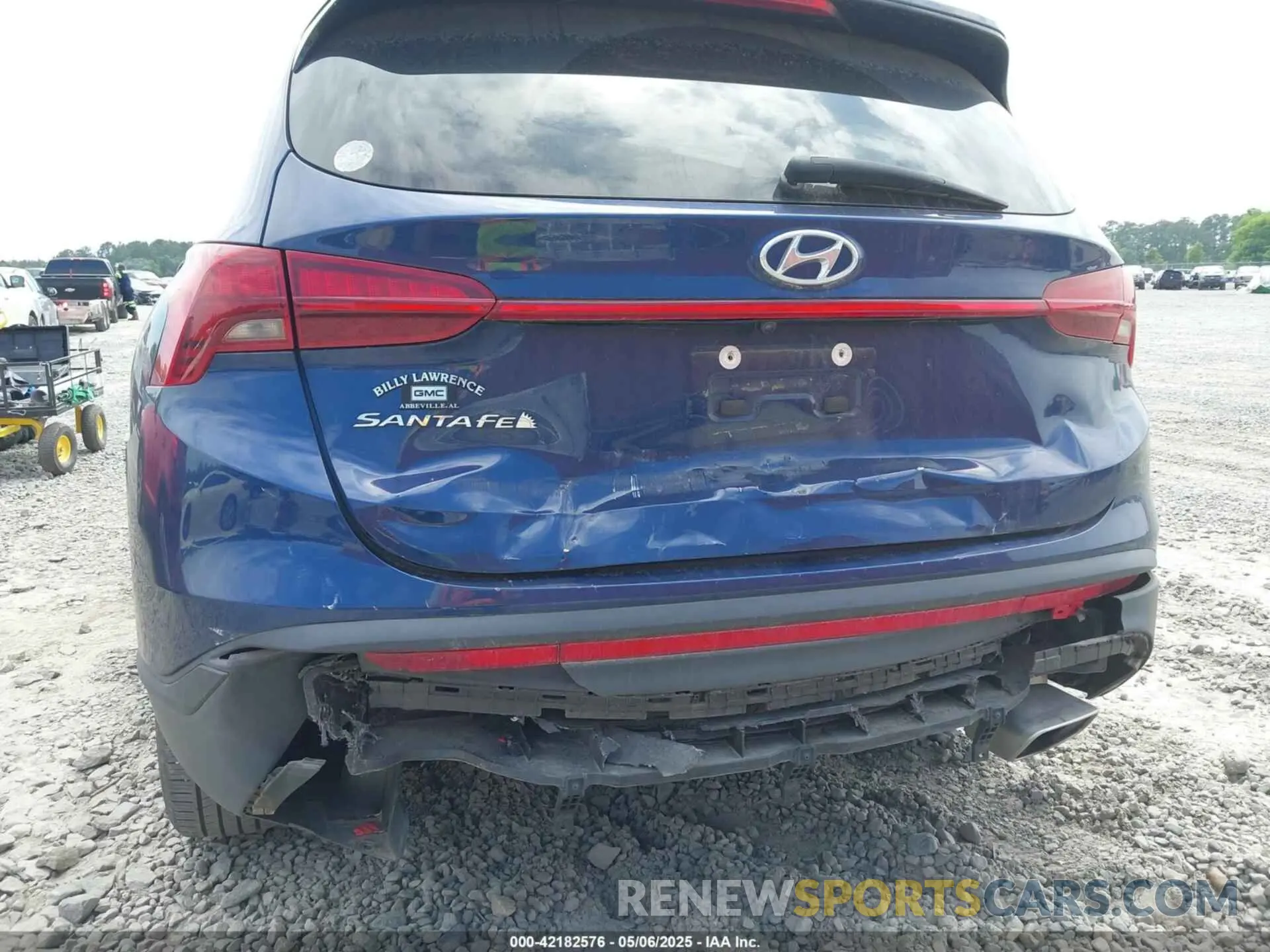 6 Photograph of a damaged car 5NMS14AJ2MH323542 HYUNDAI SANTA FE 2021