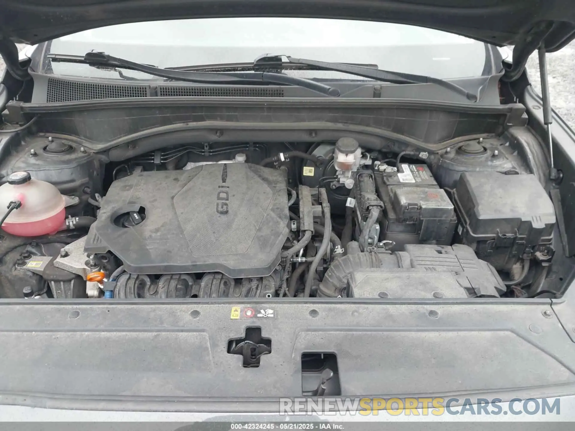 10 Фотография поврежденного автомобиля 5NMS14AJ2MH332810 HYUNDAI SANTA FE 2021