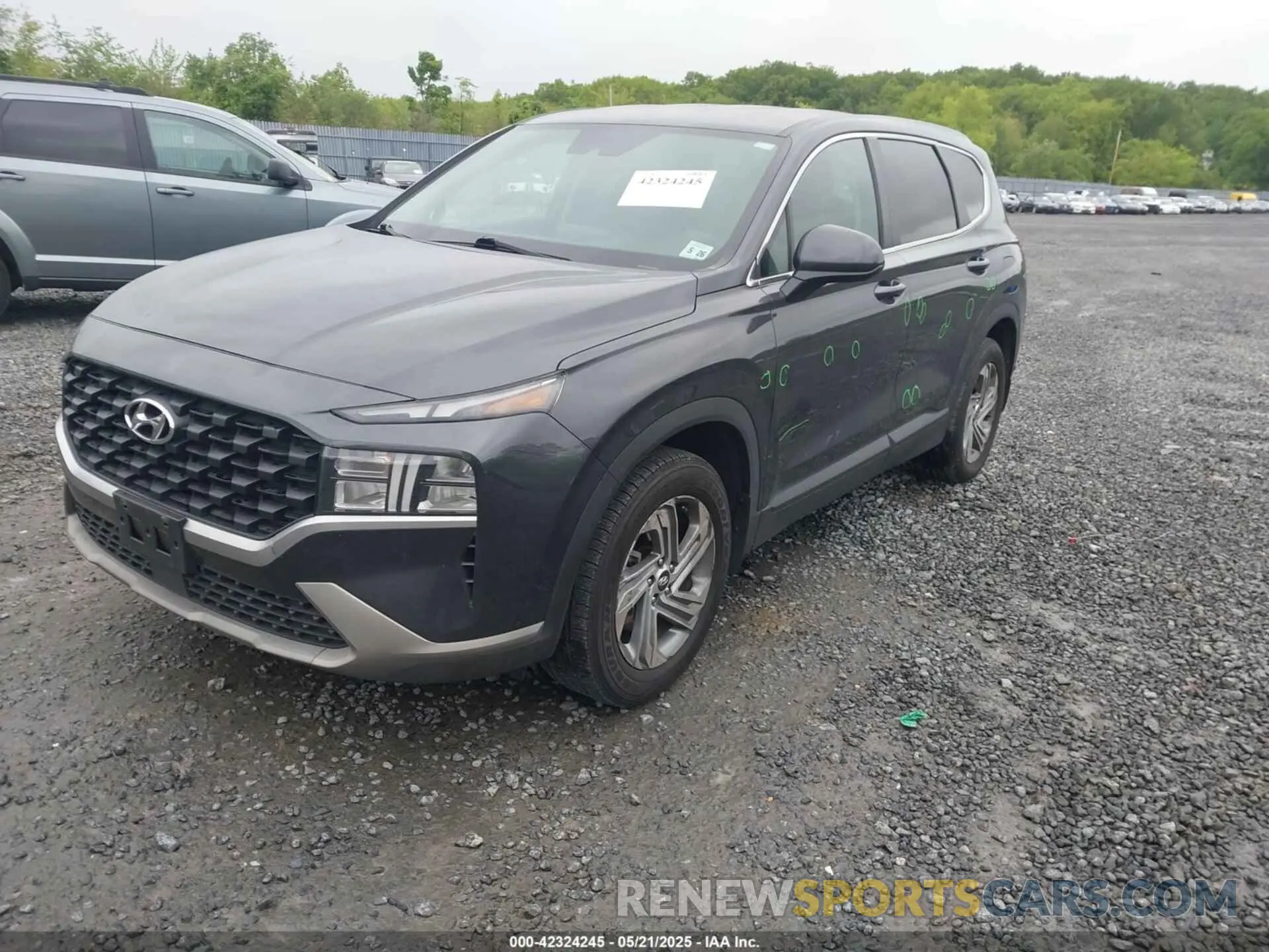 2 Фотография поврежденного автомобиля 5NMS14AJ2MH332810 HYUNDAI SANTA FE 2021
