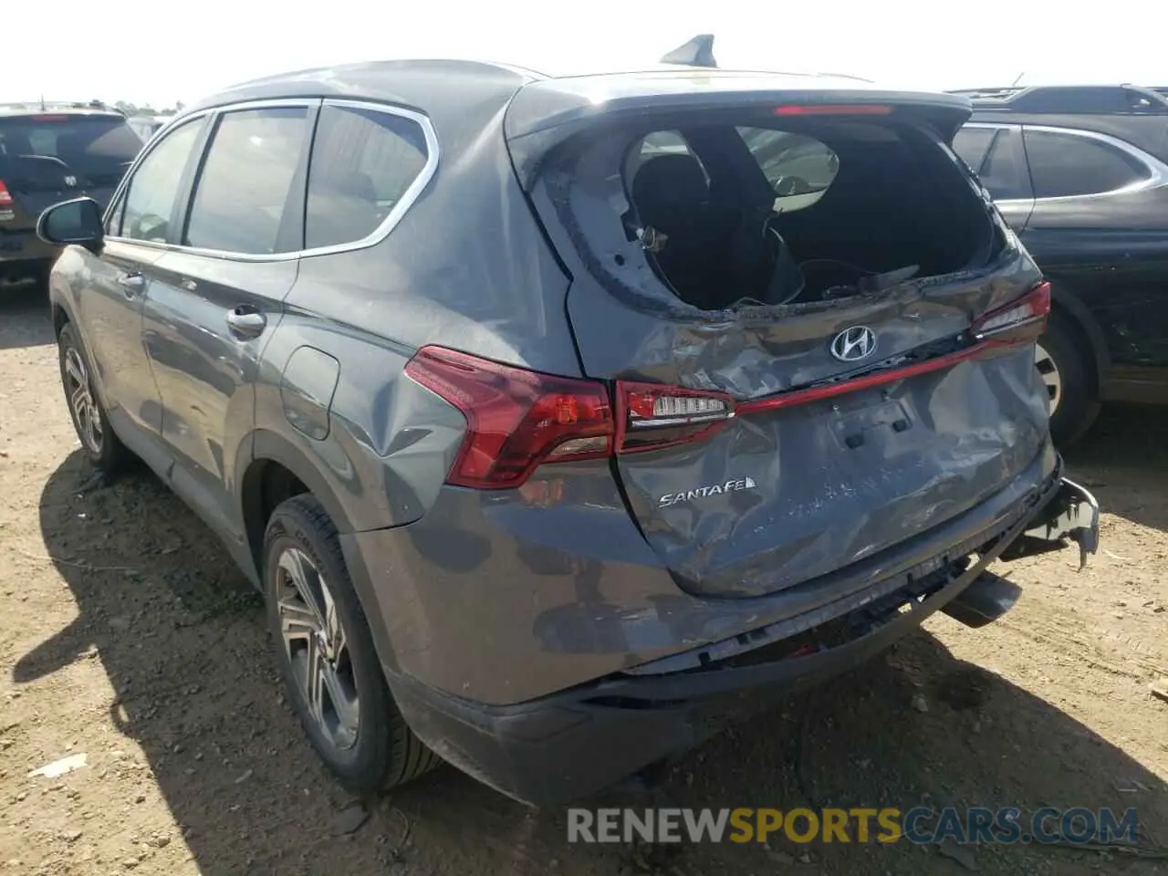 3 Photograph of a damaged car 5NMS14AJ5MH318108 HYUNDAI SANTA FE 2021
