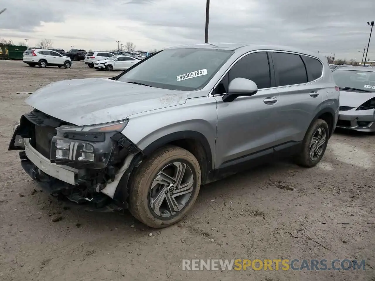 1 Photograph of a damaged car 5NMS14AJ6MH340926 HYUNDAI SANTA FE 2021