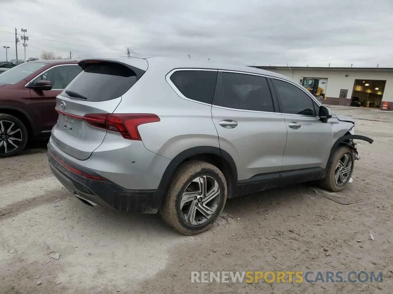3 Photograph of a damaged car 5NMS14AJ6MH340926 HYUNDAI SANTA FE 2021