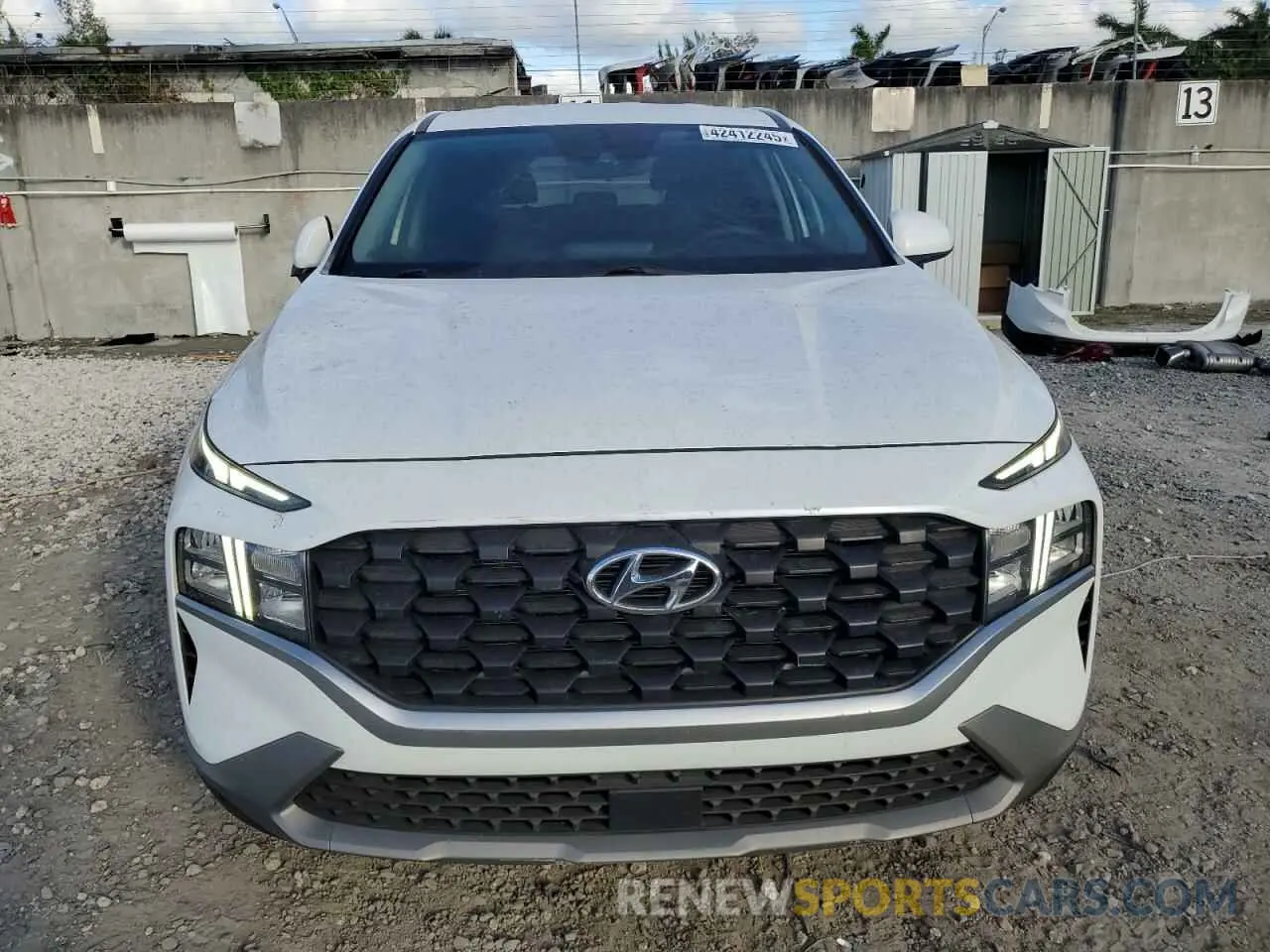 5 Photograph of a damaged car 5NMS14AJ9MH337874 HYUNDAI SANTA FE 2021