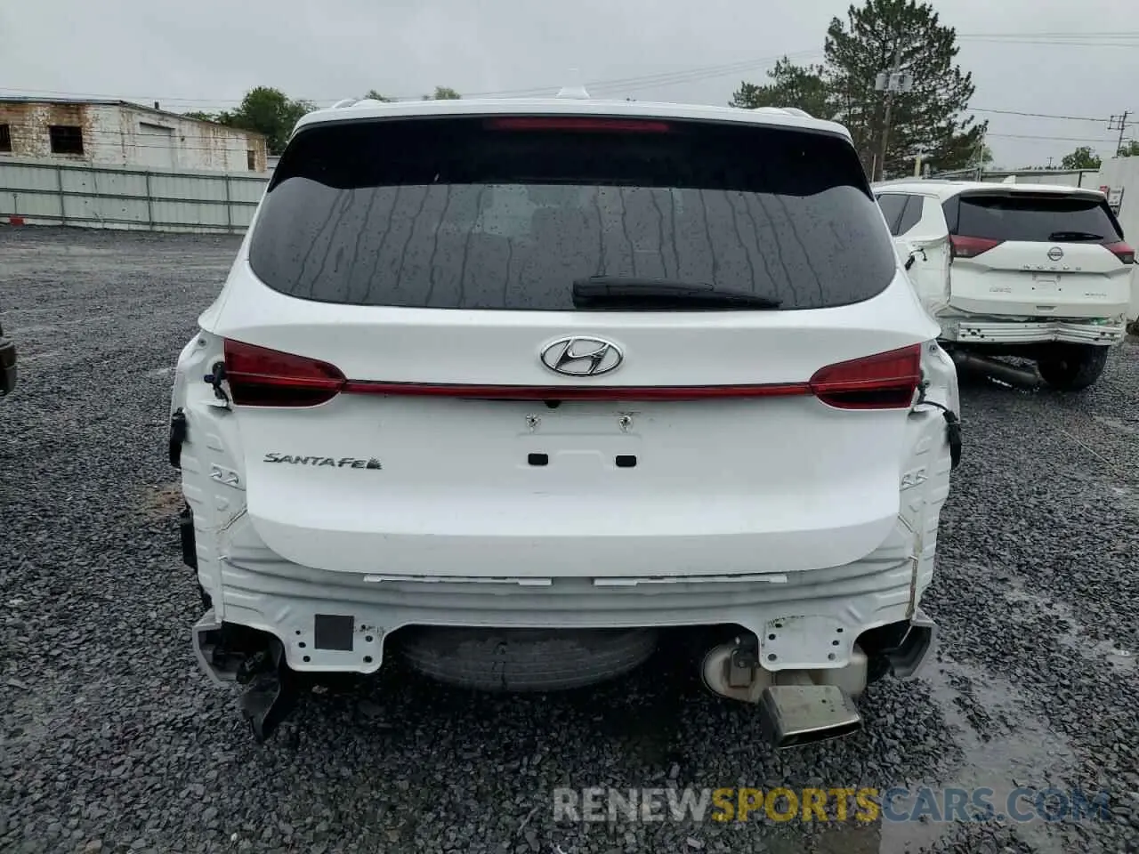 6 Фотография поврежденного автомобиля 5NMS14AJ9MH361804 HYUNDAI SANTA FE 2021