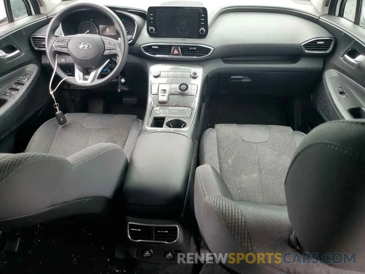 8 Фотография поврежденного автомобиля 5NMS14AJ9MH361804 HYUNDAI SANTA FE 2021