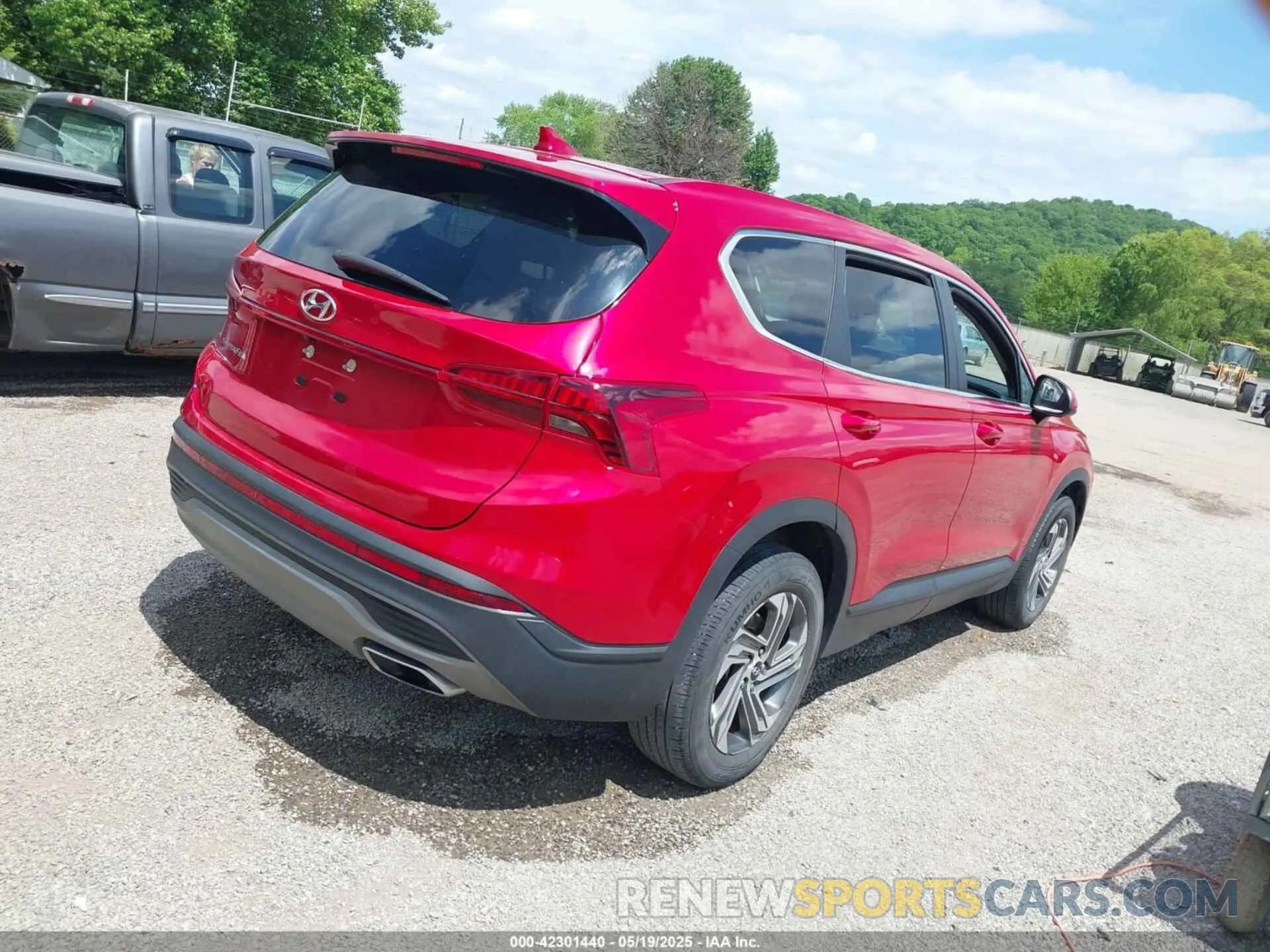 4 Фотография поврежденного автомобиля 5NMS14AJXMH336085 HYUNDAI SANTA FE 2021