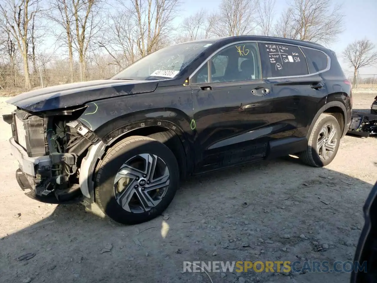 1 Photograph of a damaged car 5NMS14AJXMH336992 HYUNDAI SANTA FE 2021