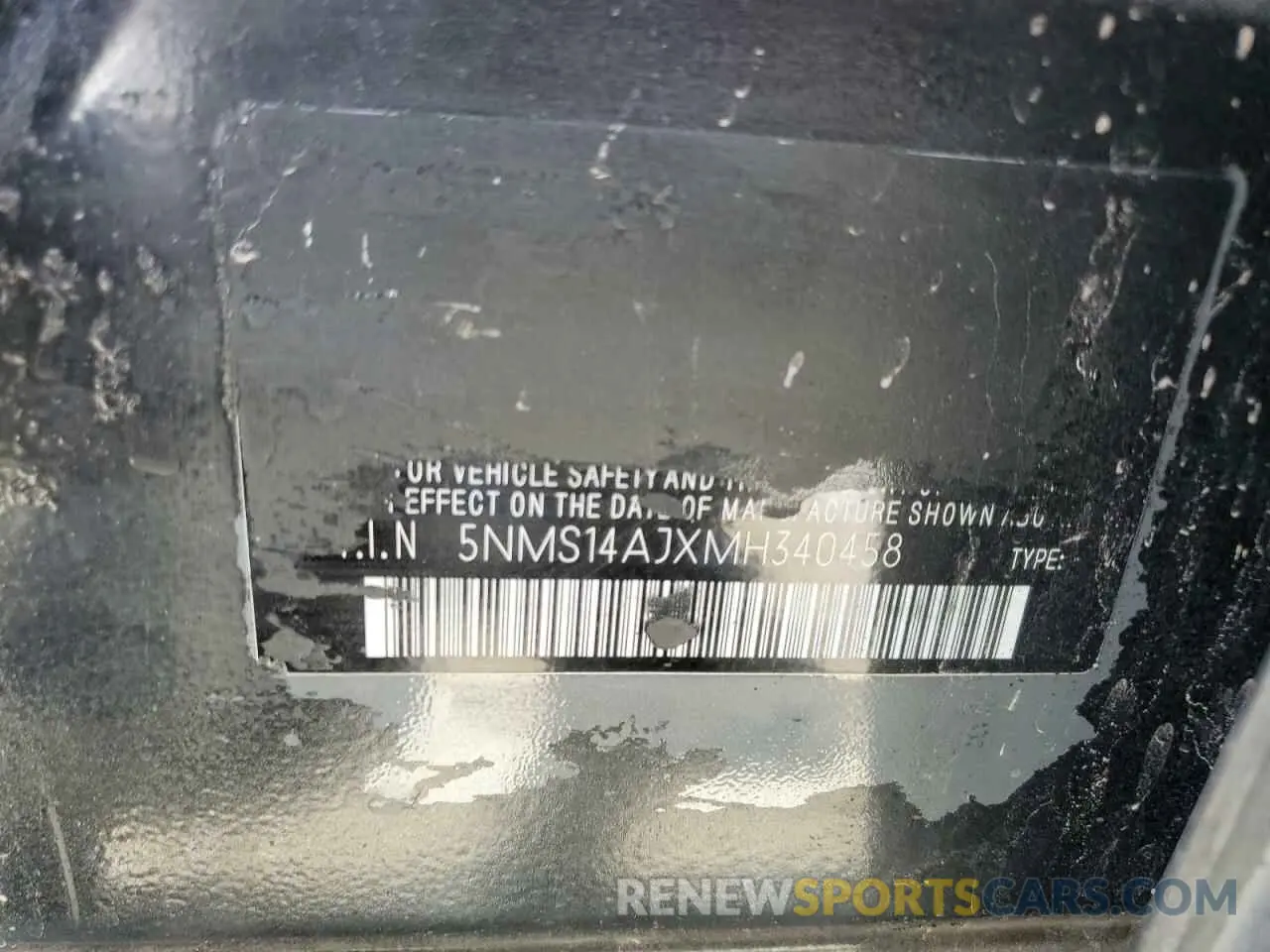 12 Photograph of a damaged car 5NMS14AJXMH340458 HYUNDAI SANTA FE 2021