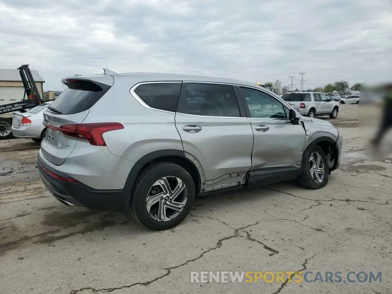 3 Фотография поврежденного автомобиля 5NMS1DAJ1MH357634 HYUNDAI SANTA FE 2021
