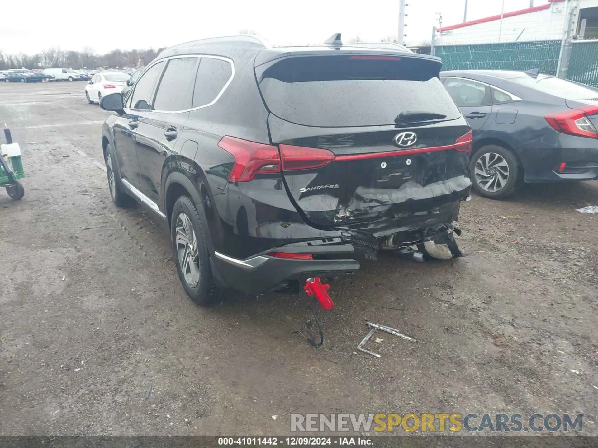 3 Photograph of a damaged car 5NMS24AJ0MH360019 HYUNDAI SANTA FE 2021