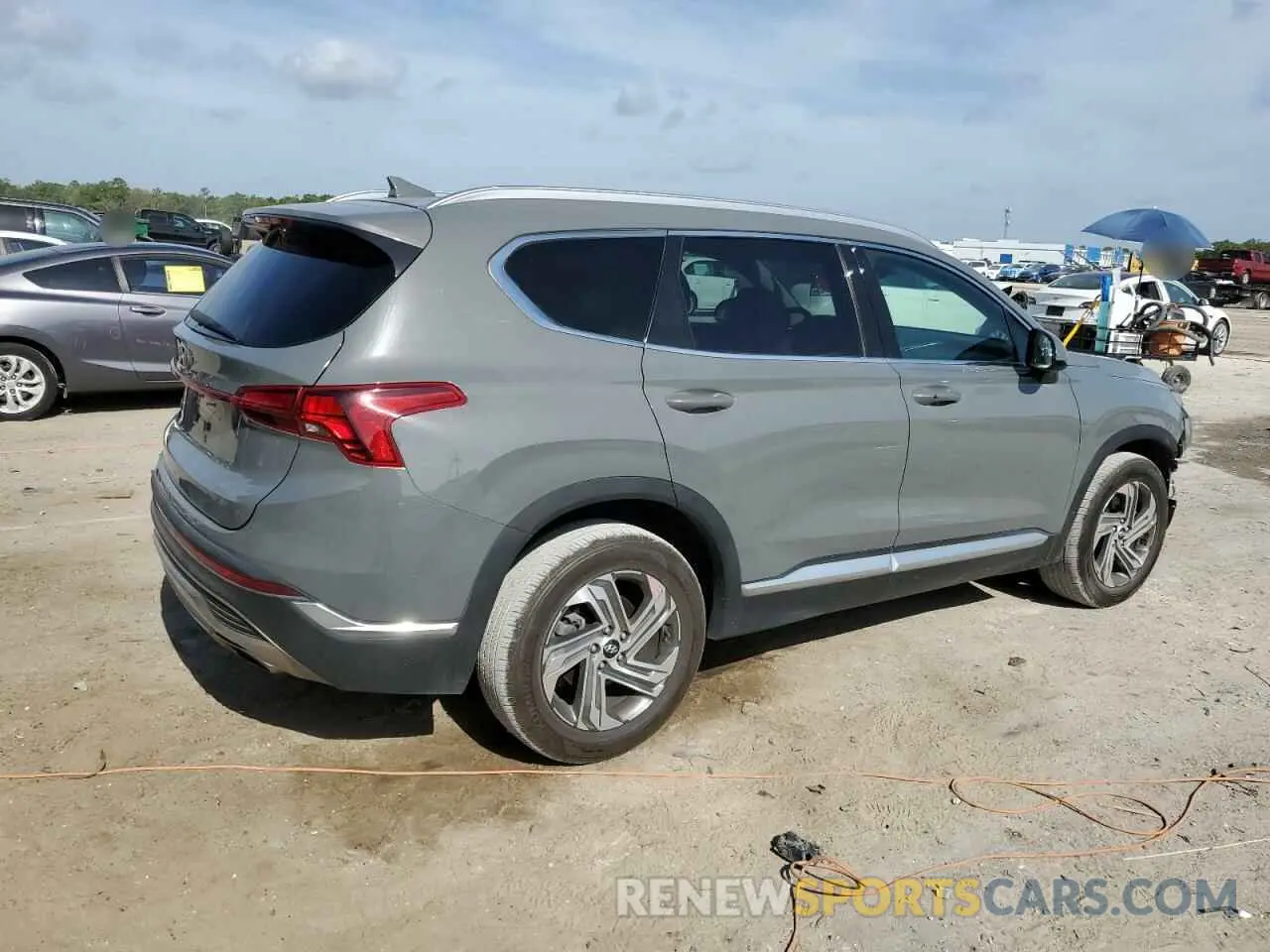 3 Photograph of a damaged car 5NMS24AJ3MH350424 HYUNDAI SANTA FE 2021