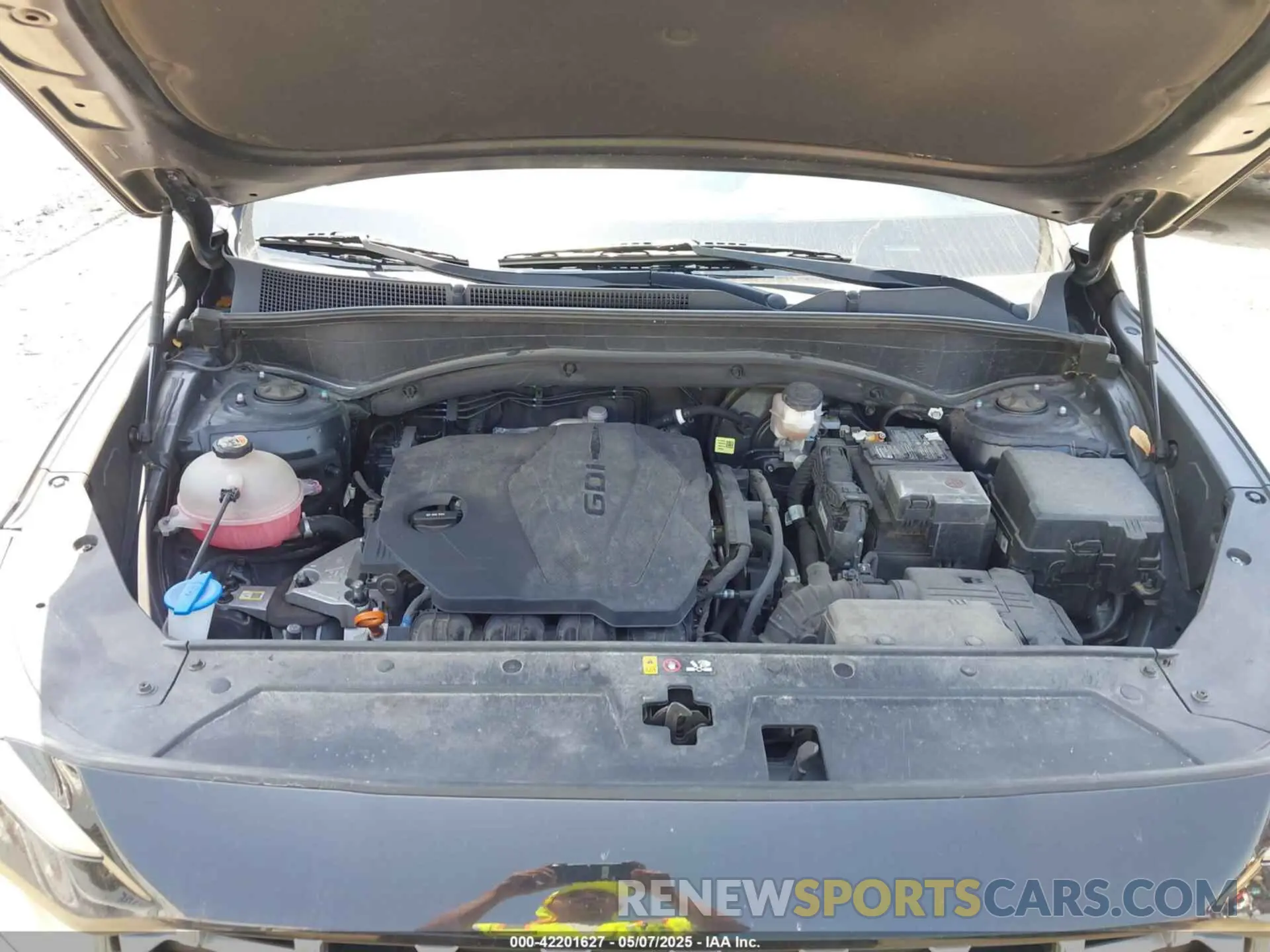 10 Photograph of a damaged car 5NMS24AJ7MH307365 HYUNDAI SANTA FE 2021