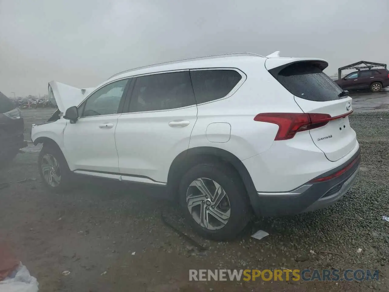 2 Photograph of a damaged car 5NMS24AJ7MH318303 HYUNDAI SANTA FE 2021