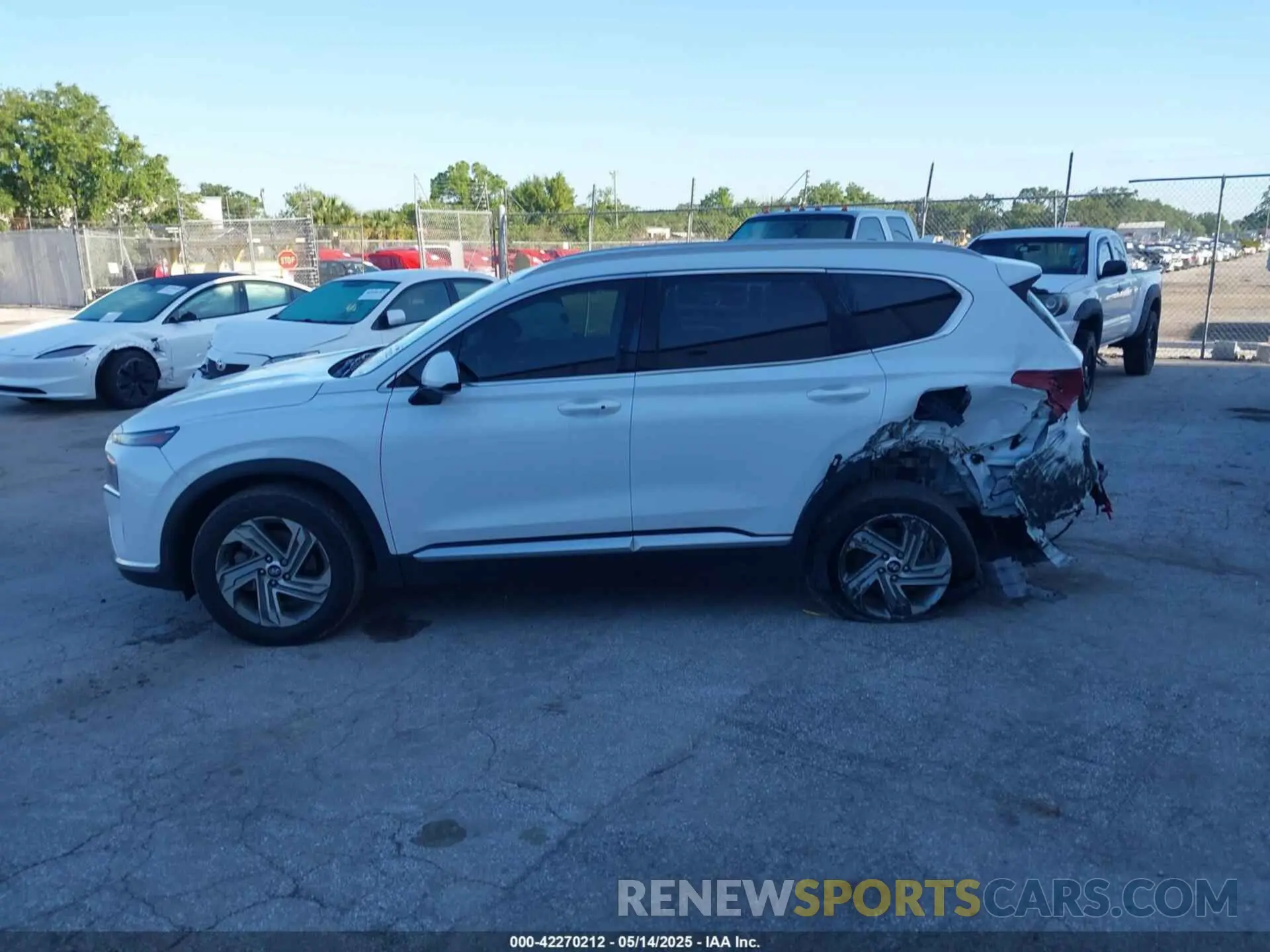 14 Фотография поврежденного автомобиля 5NMS24AJ7MH332668 HYUNDAI SANTA FE 2021