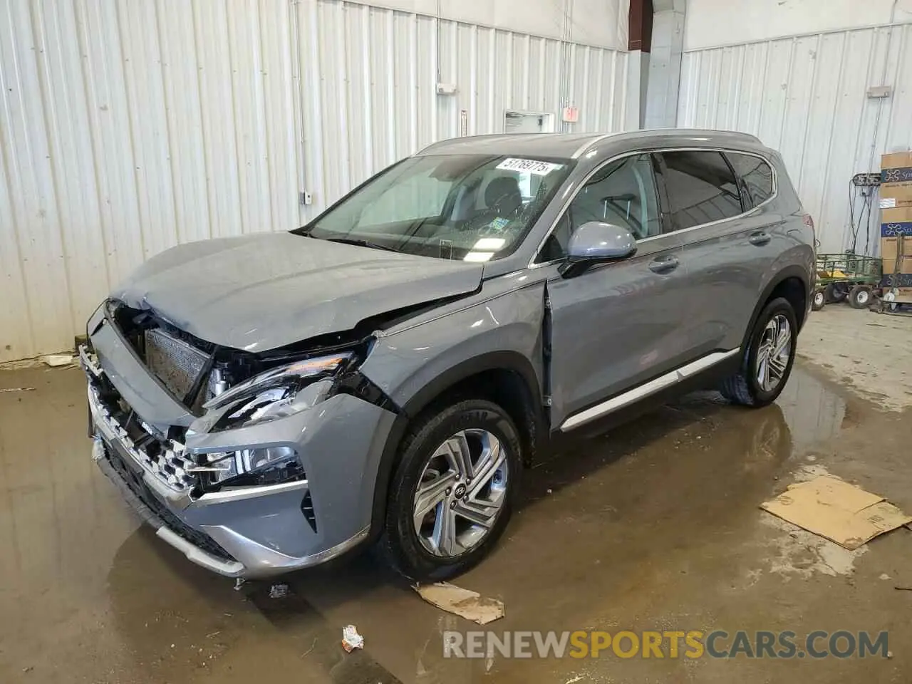 1 Photograph of a damaged car 5NMS2DAJ1MH311539 HYUNDAI SANTA FE 2021
