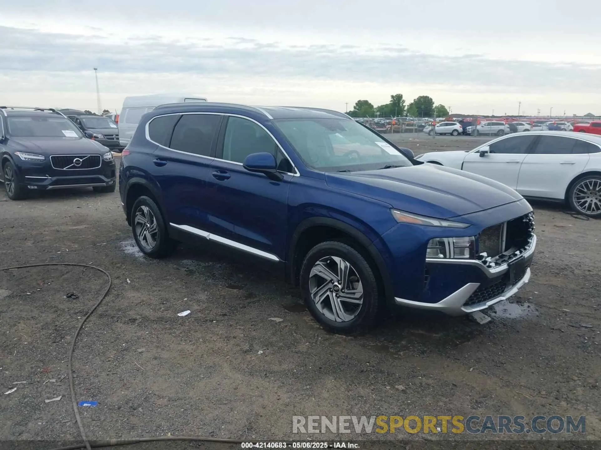 1 Photograph of a damaged car 5NMS2DAJ1MH358120 HYUNDAI SANTA FE 2021