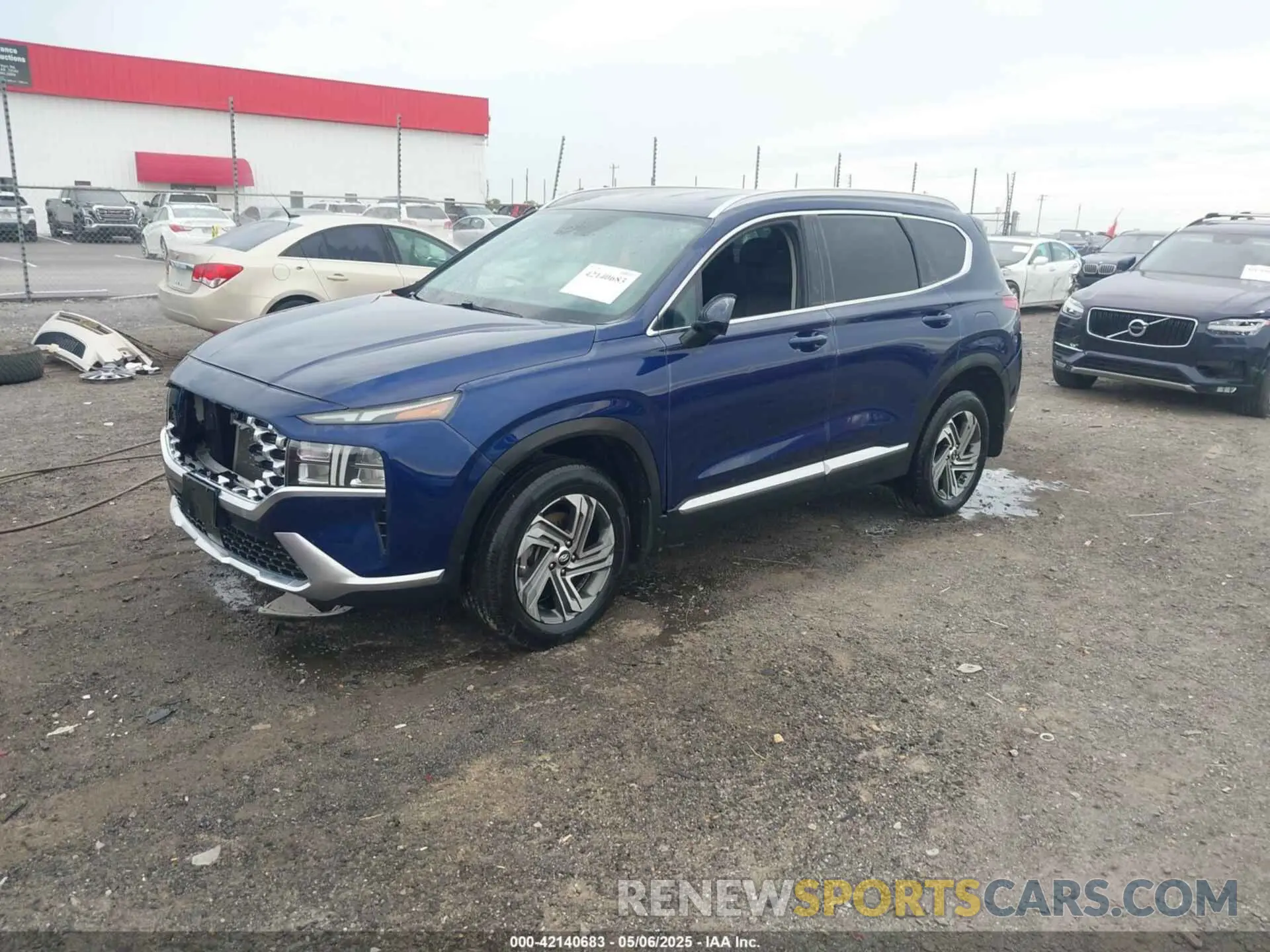2 Photograph of a damaged car 5NMS2DAJ1MH358120 HYUNDAI SANTA FE 2021