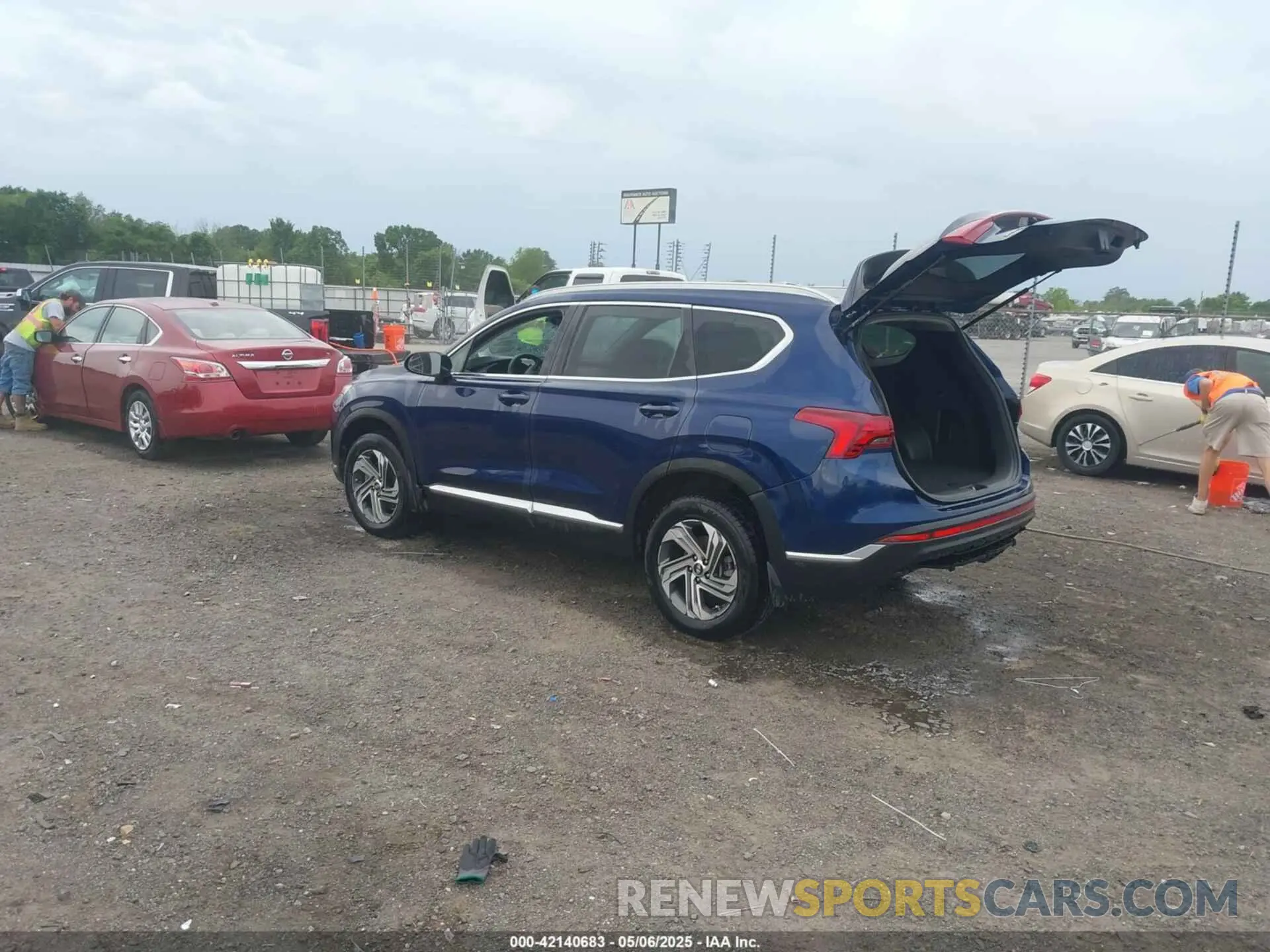 3 Photograph of a damaged car 5NMS2DAJ1MH358120 HYUNDAI SANTA FE 2021