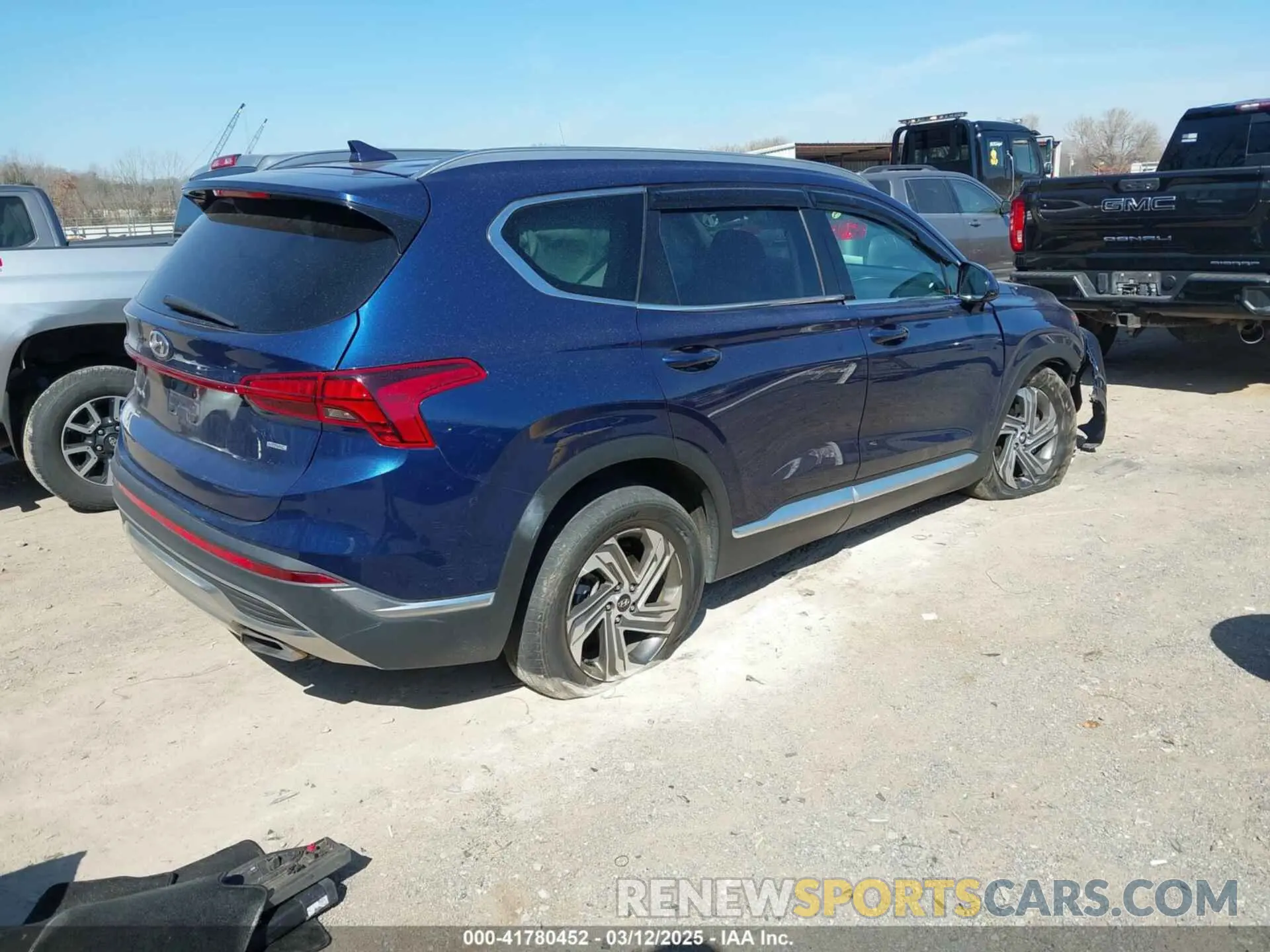 4 Фотография поврежденного автомобиля 5NMS2DAJ2MH316068 HYUNDAI SANTA FE 2021