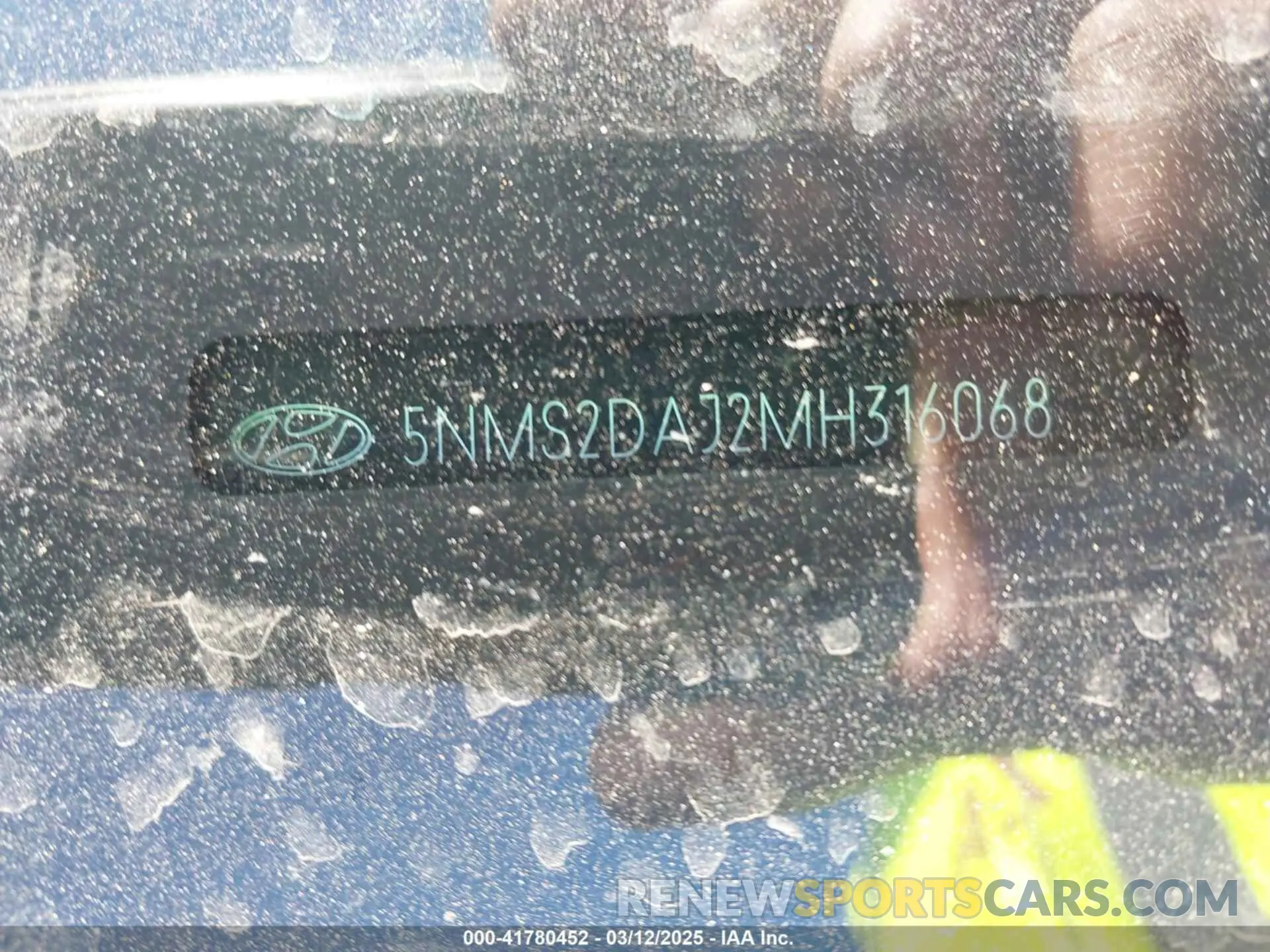 9 Фотография поврежденного автомобиля 5NMS2DAJ2MH316068 HYUNDAI SANTA FE 2021