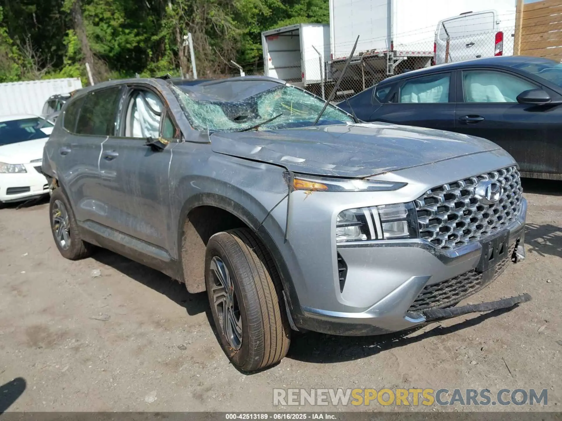 1 Photograph of a damaged car 5NMS2DAJ5MH343958 HYUNDAI SANTA FE 2021
