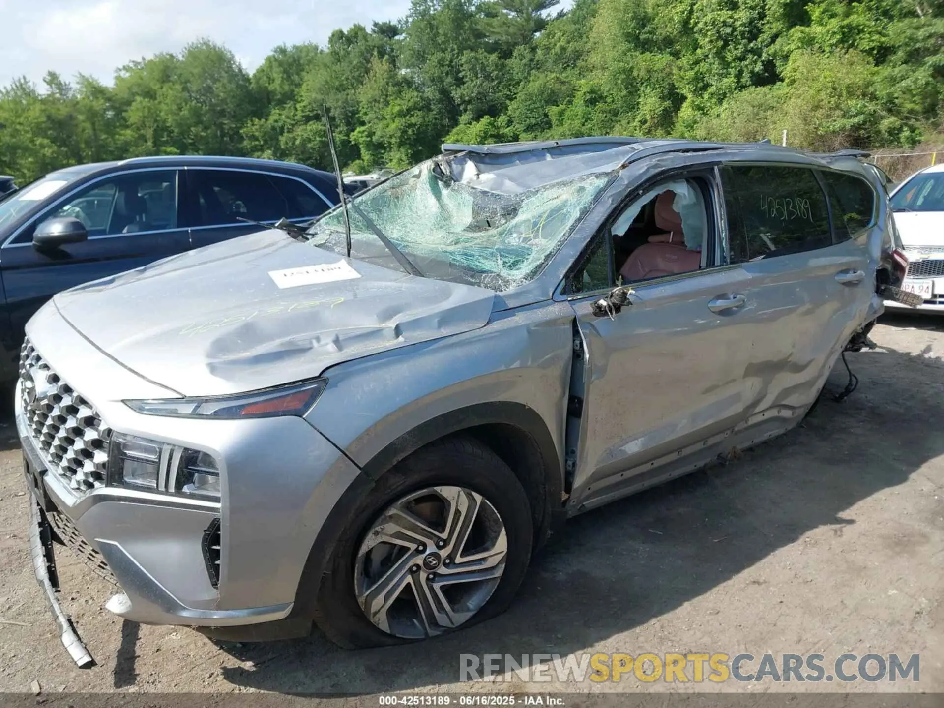 2 Photograph of a damaged car 5NMS2DAJ5MH343958 HYUNDAI SANTA FE 2021