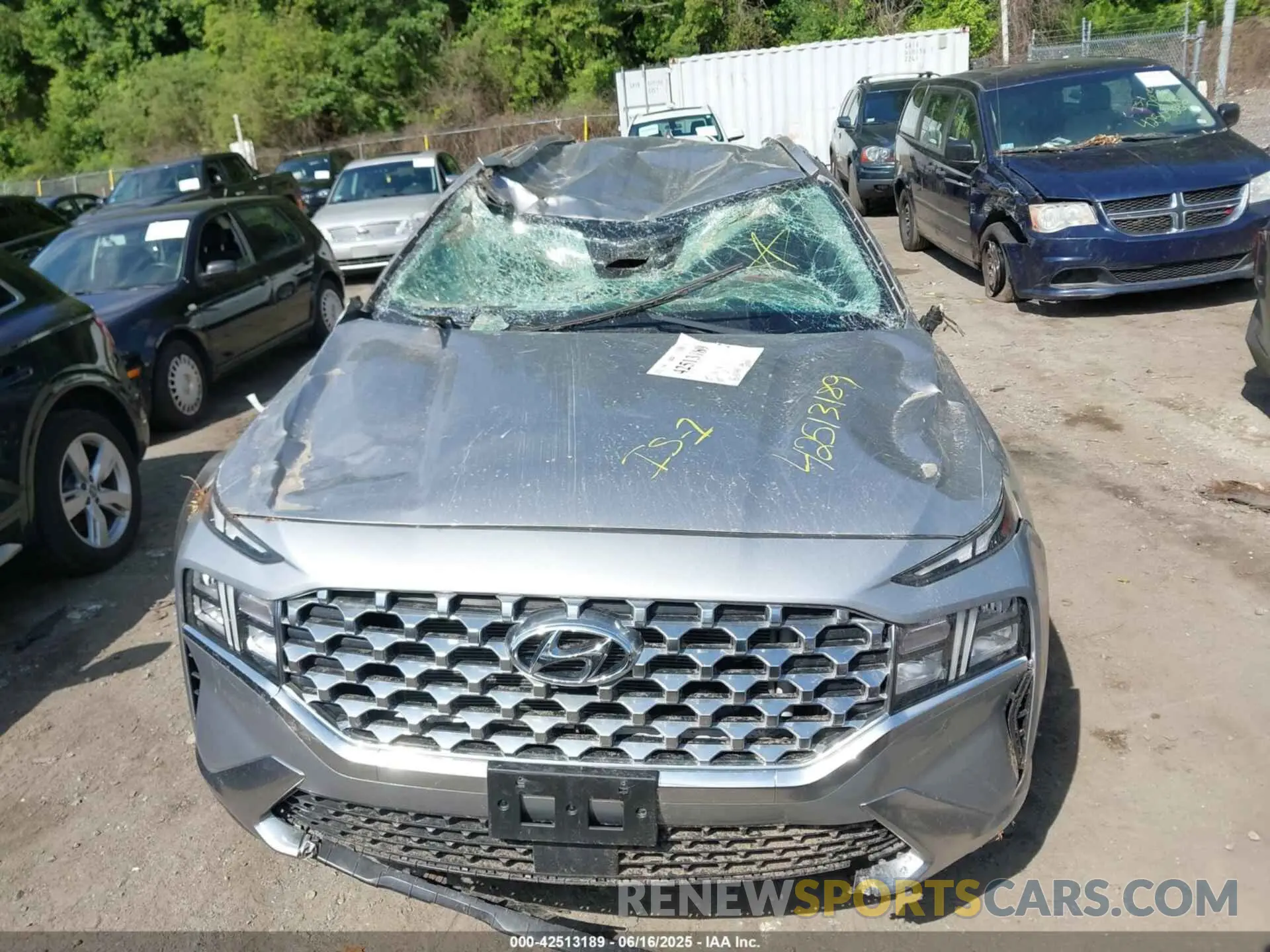 6 Photograph of a damaged car 5NMS2DAJ5MH343958 HYUNDAI SANTA FE 2021