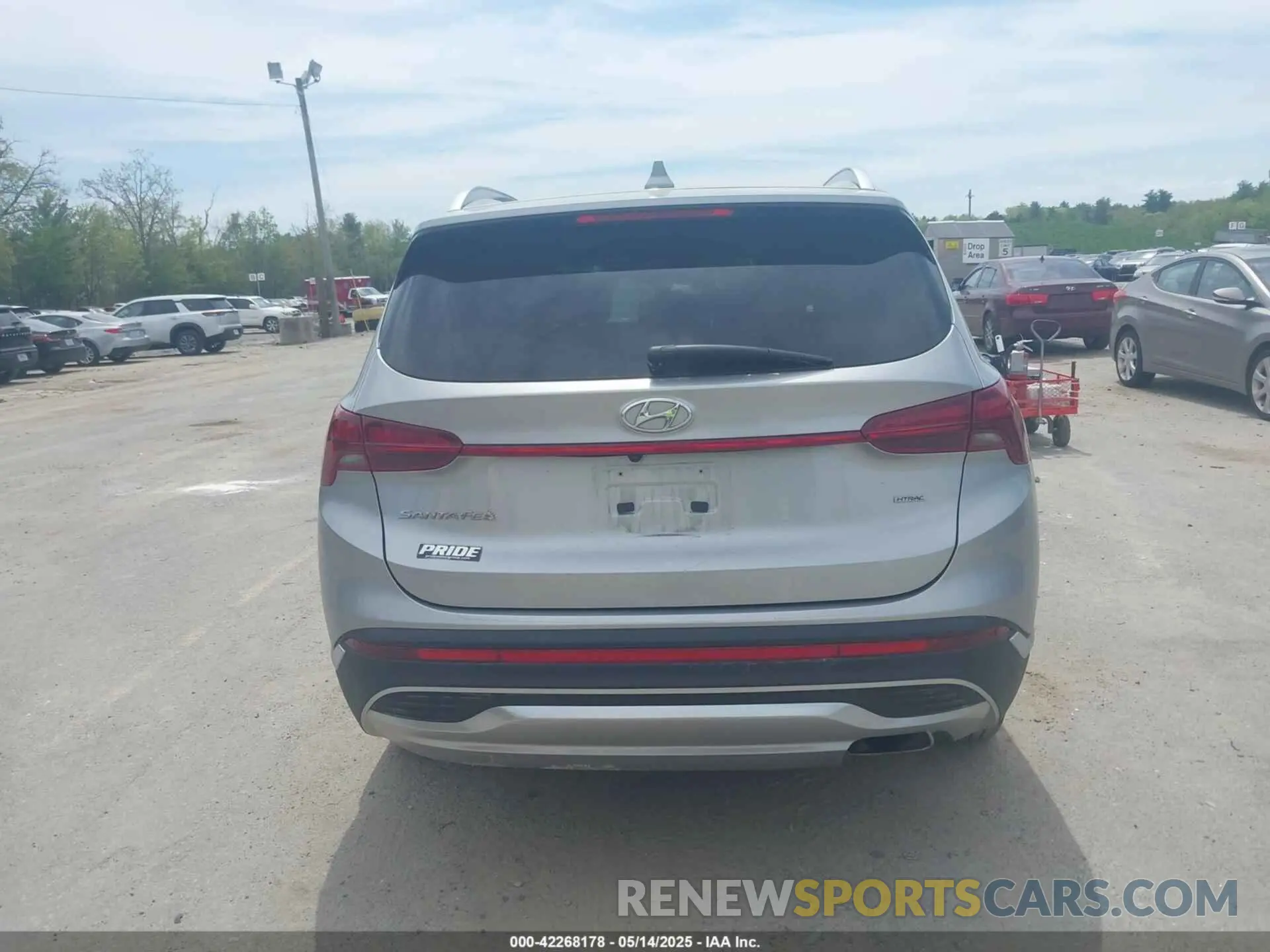 16 Photograph of a damaged car 5NMS2DAJ5MH360274 HYUNDAI SANTA FE 2021