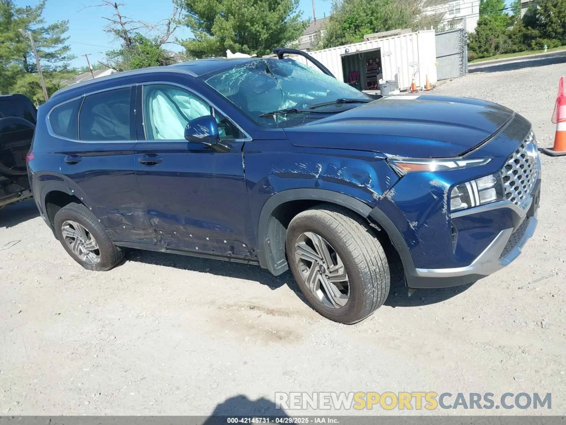 1 Photograph of a damaged car 5NMS2DAJ6MH346559 HYUNDAI SANTA FE 2021