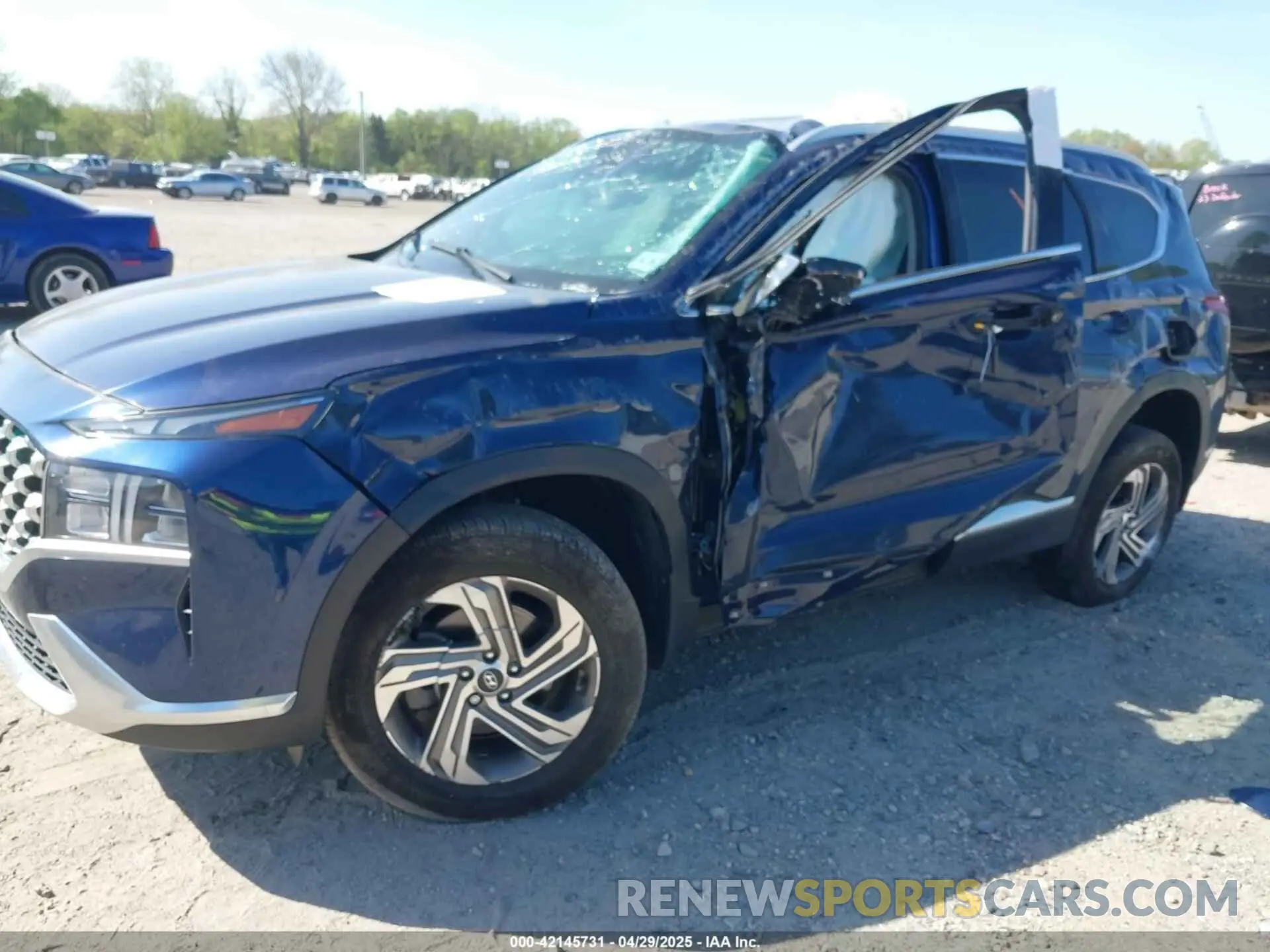 2 Photograph of a damaged car 5NMS2DAJ6MH346559 HYUNDAI SANTA FE 2021