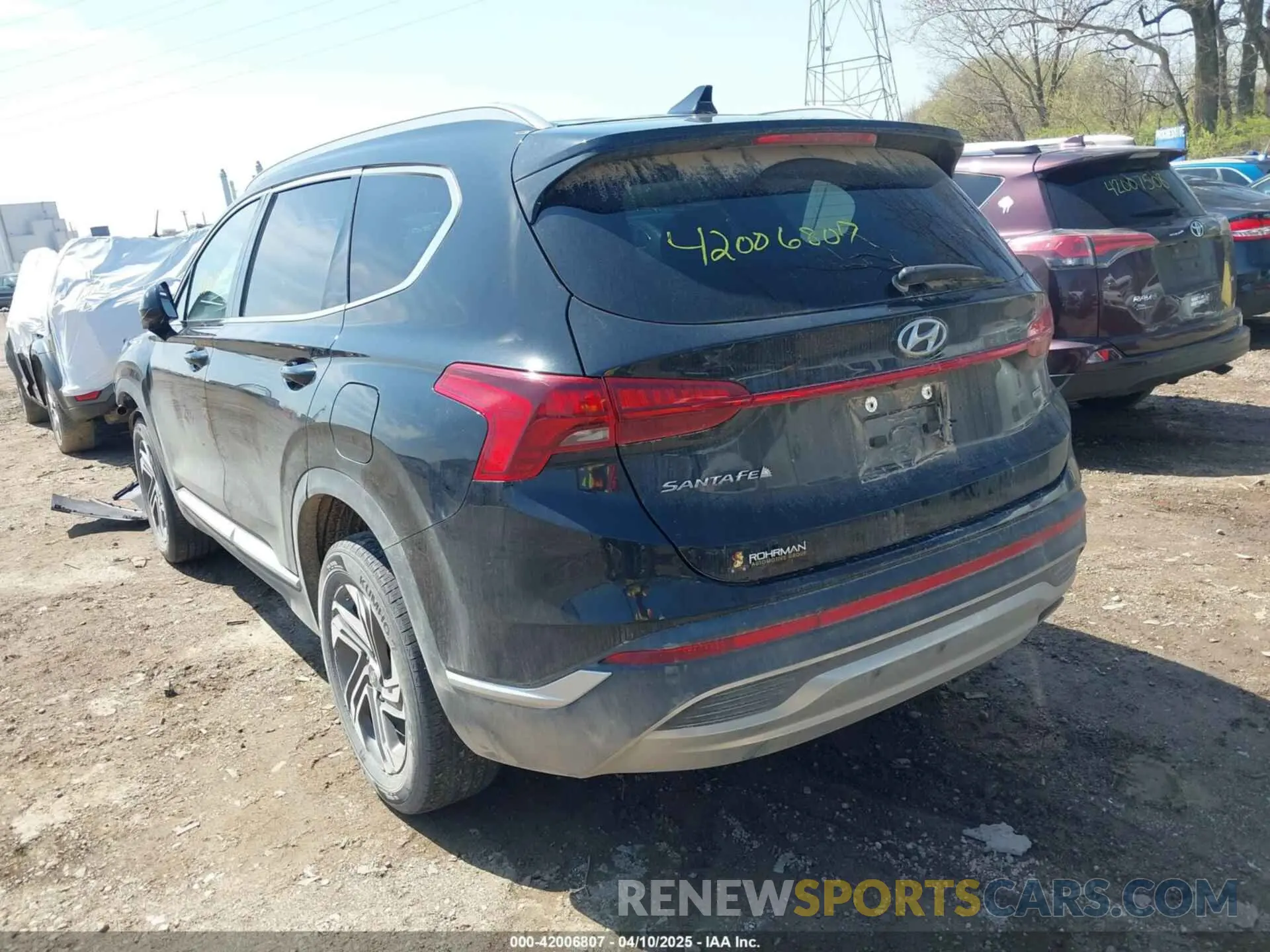 3 Фотография поврежденного автомобиля 5NMS2DAJ9MH314611 HYUNDAI SANTA FE 2021