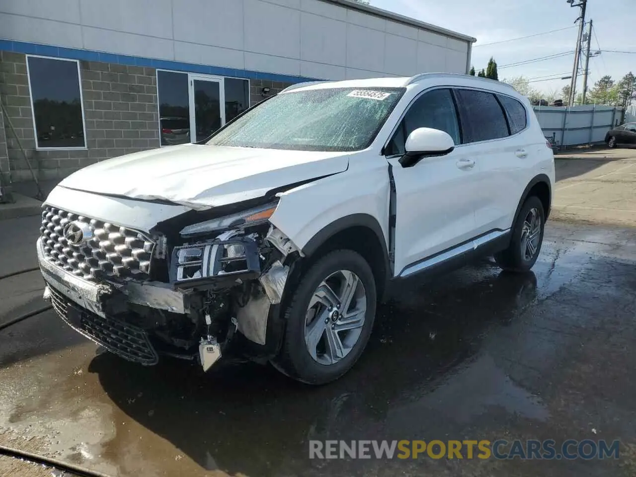 1 Photograph of a damaged car 5NMS2DAJ9MH322210 HYUNDAI SANTA FE 2021