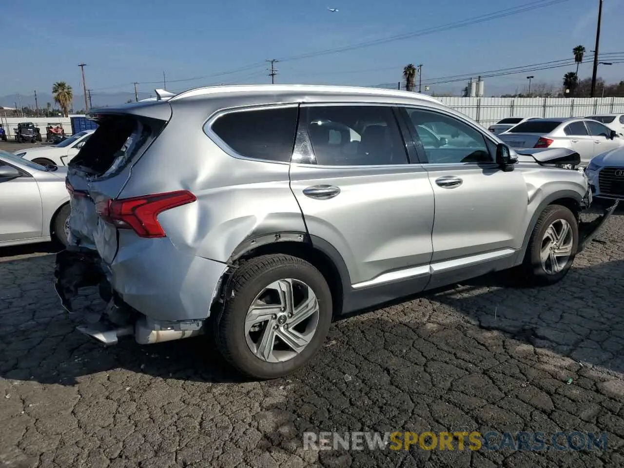 3 Фотография поврежденного автомобиля 5NMS34AJ5MH321004 HYUNDAI SANTA FE 2021