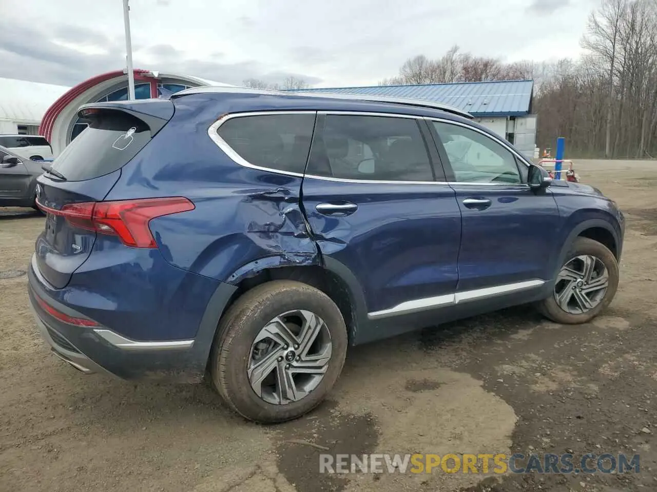 3 Photograph of a damaged car 5NMS3DAJ1MH345249 HYUNDAI SANTA FE 2021