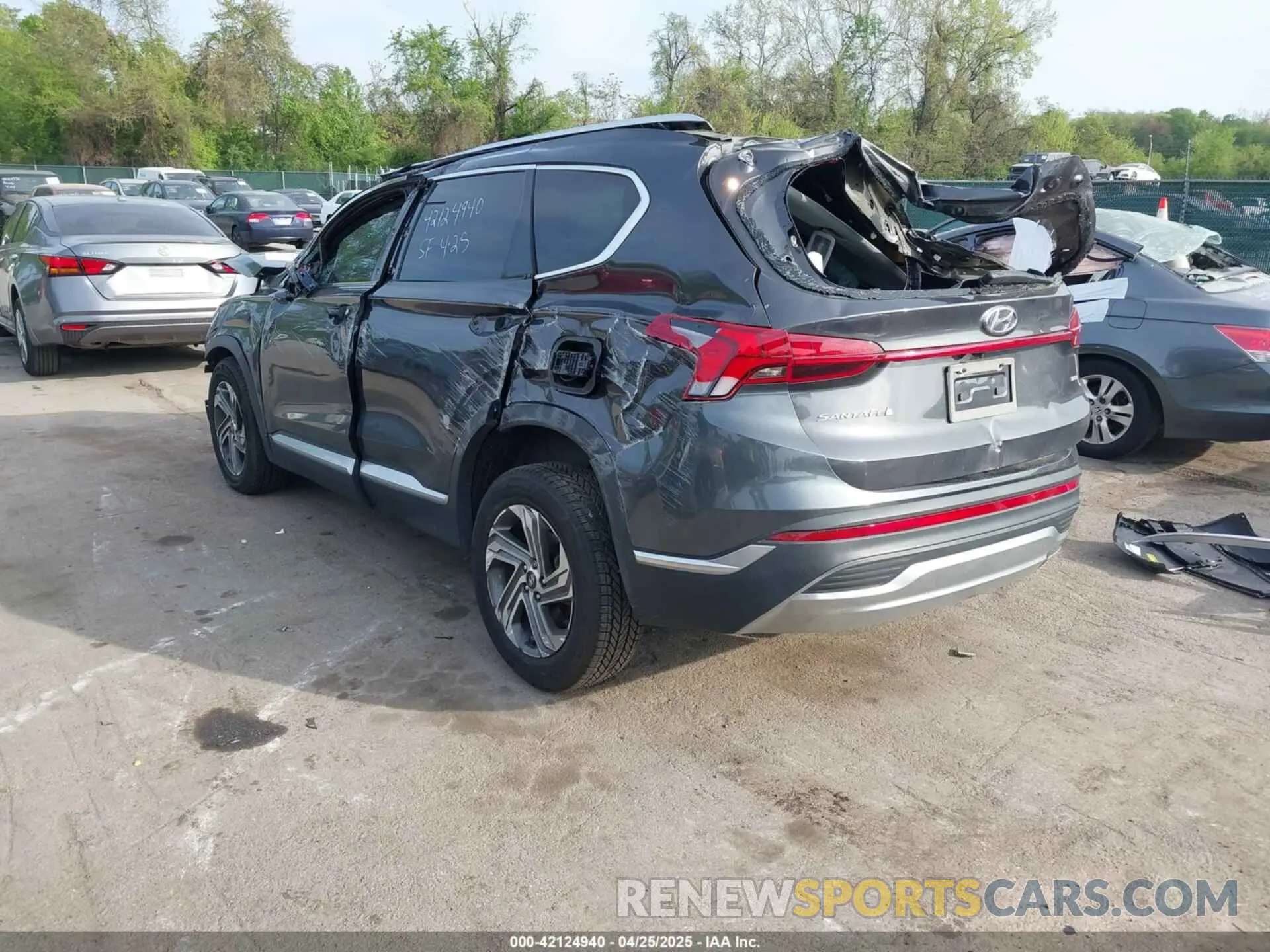 3 Photograph of a damaged car 5NMS3DAJ2MH365039 HYUNDAI SANTA FE 2021