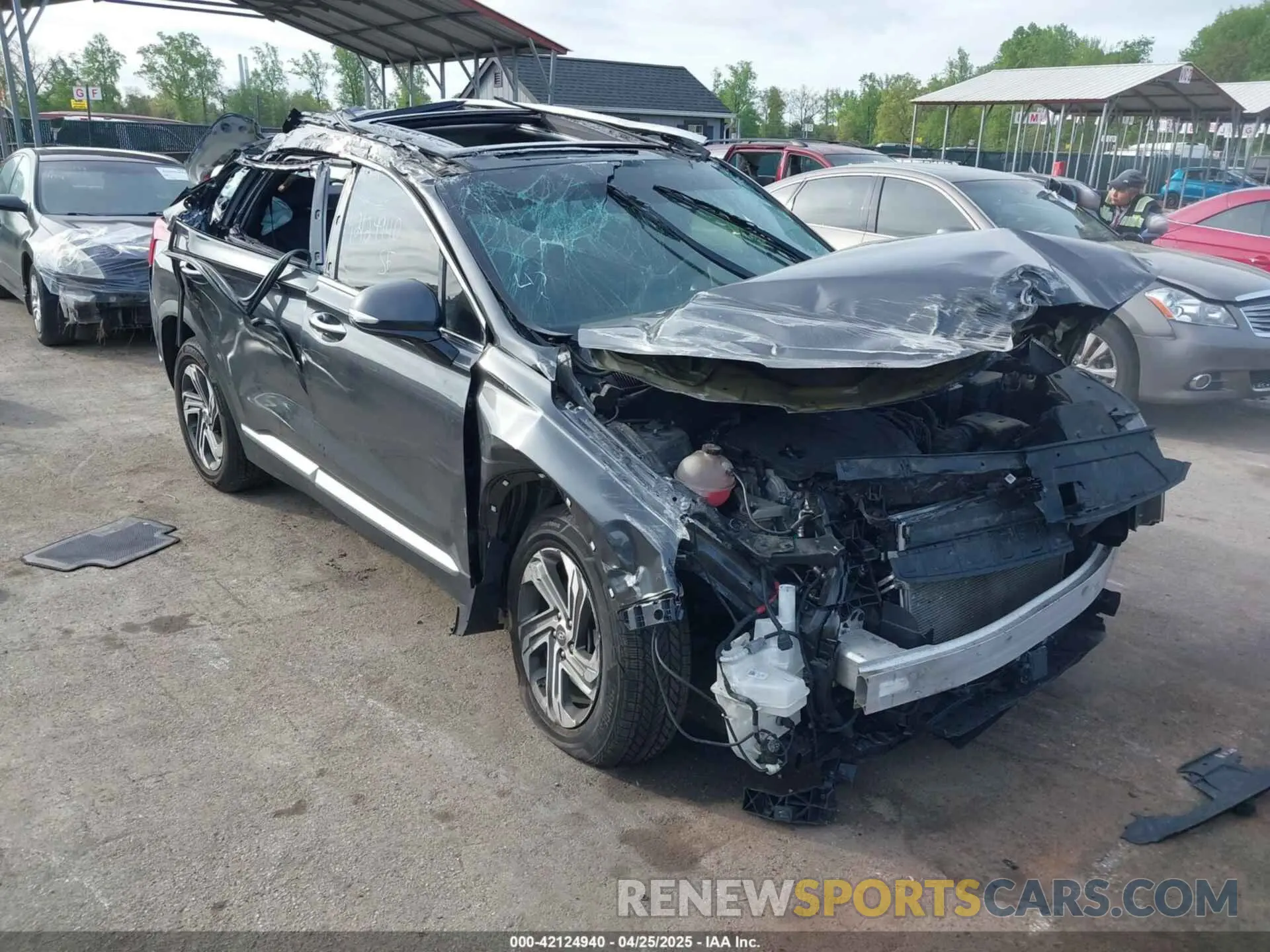 6 Photograph of a damaged car 5NMS3DAJ2MH365039 HYUNDAI SANTA FE 2021