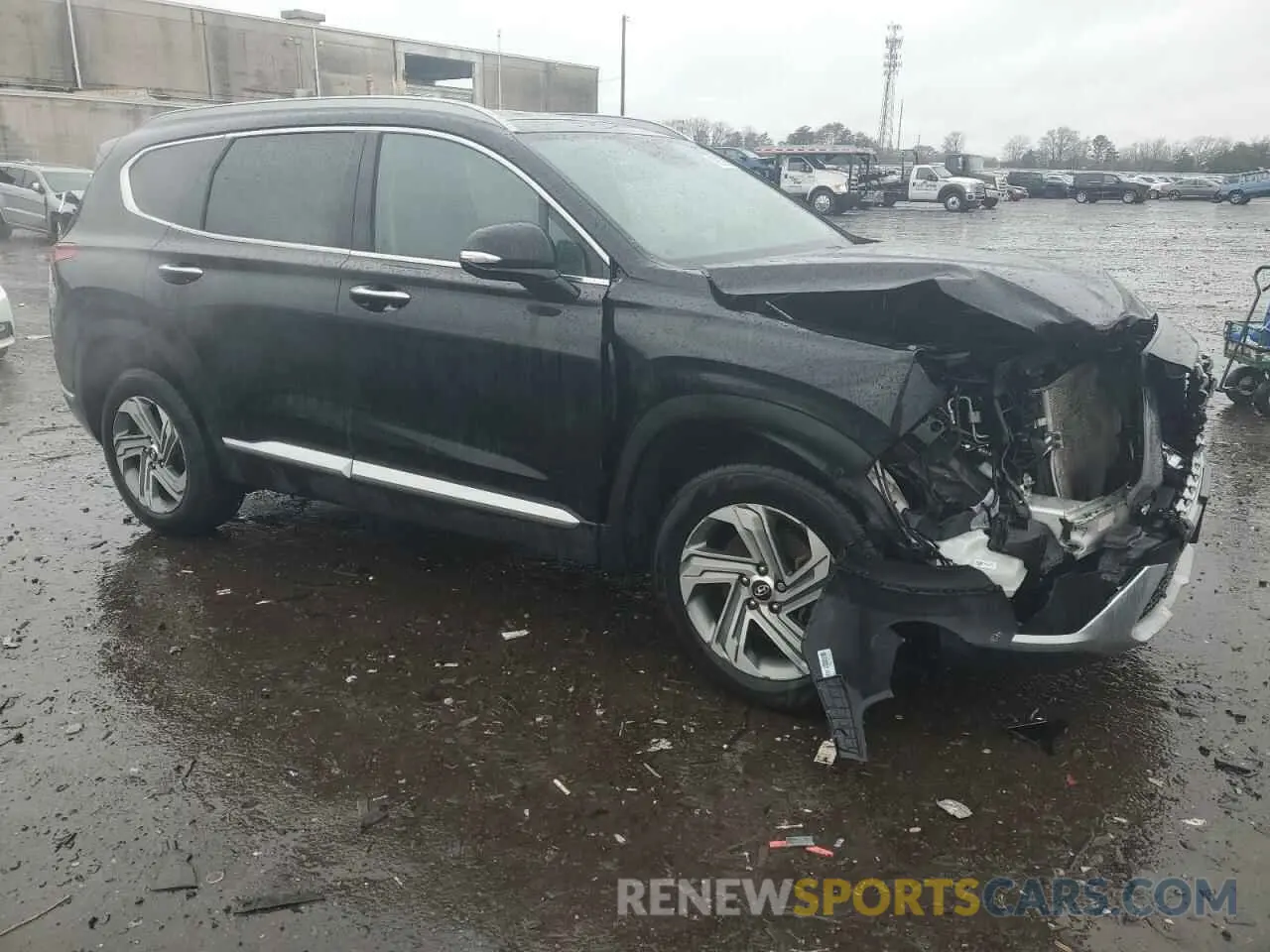 4 Photograph of a damaged car 5NMS3DAJ4MH322807 HYUNDAI SANTA FE 2021