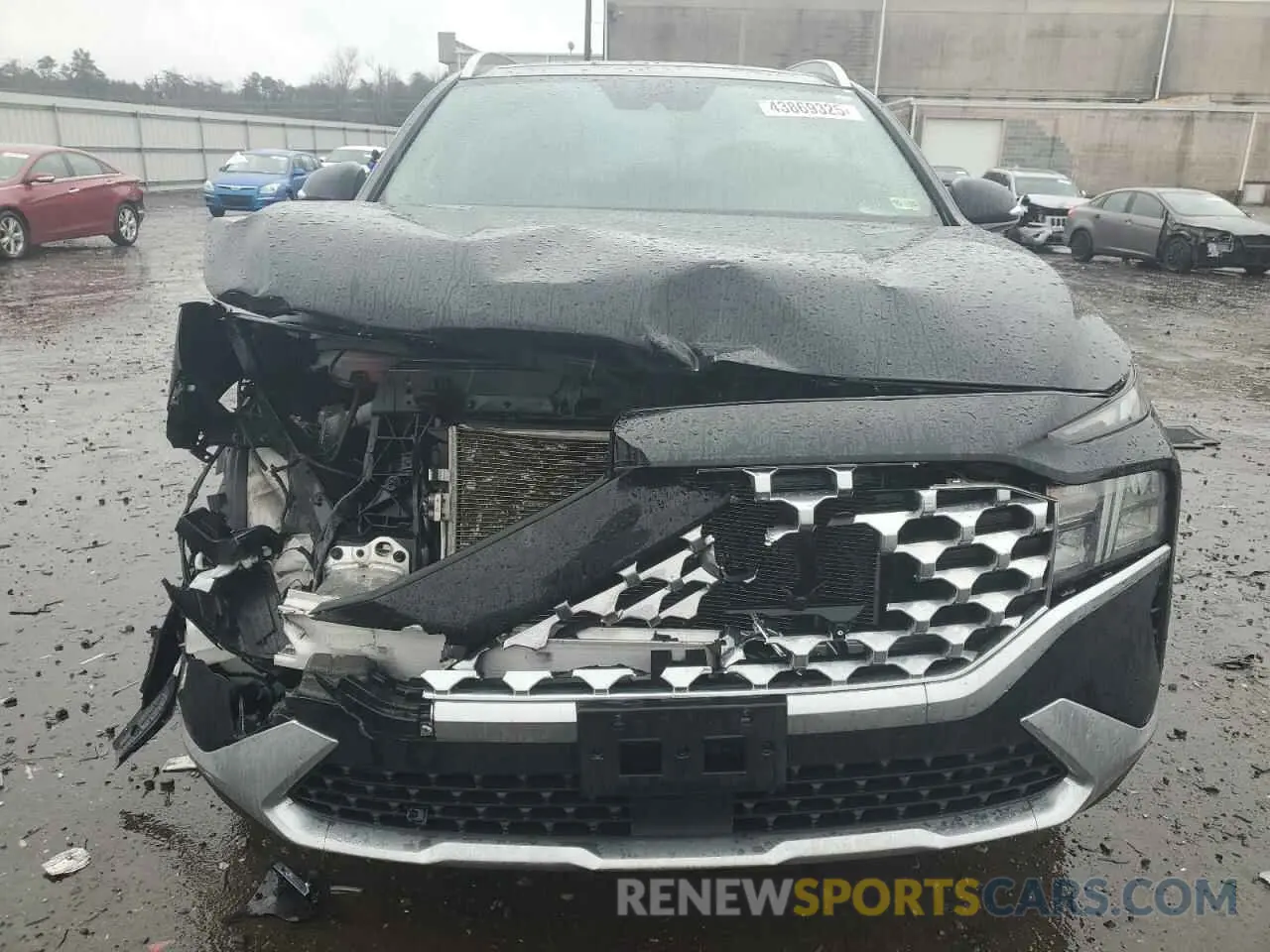 5 Photograph of a damaged car 5NMS3DAJ4MH322807 HYUNDAI SANTA FE 2021