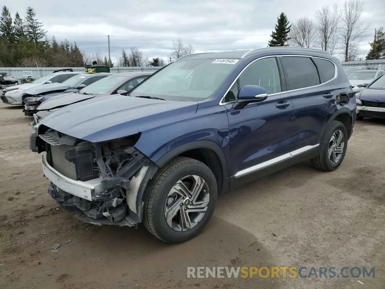 1 Фотография поврежденного автомобиля 5NMS3DAJ6MH315163 HYUNDAI SANTA FE 2021