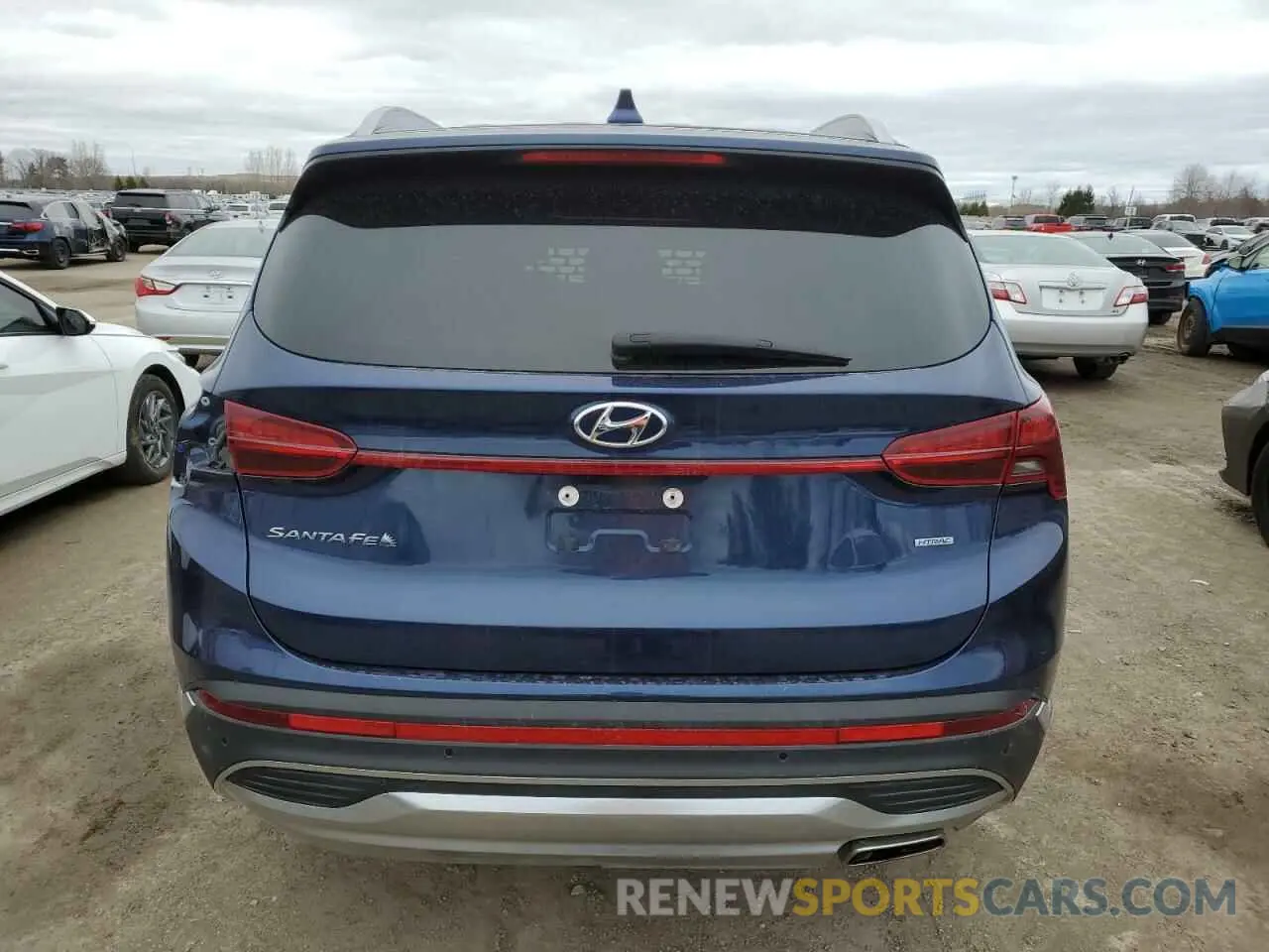 6 Фотография поврежденного автомобиля 5NMS3DAJ6MH315163 HYUNDAI SANTA FE 2021