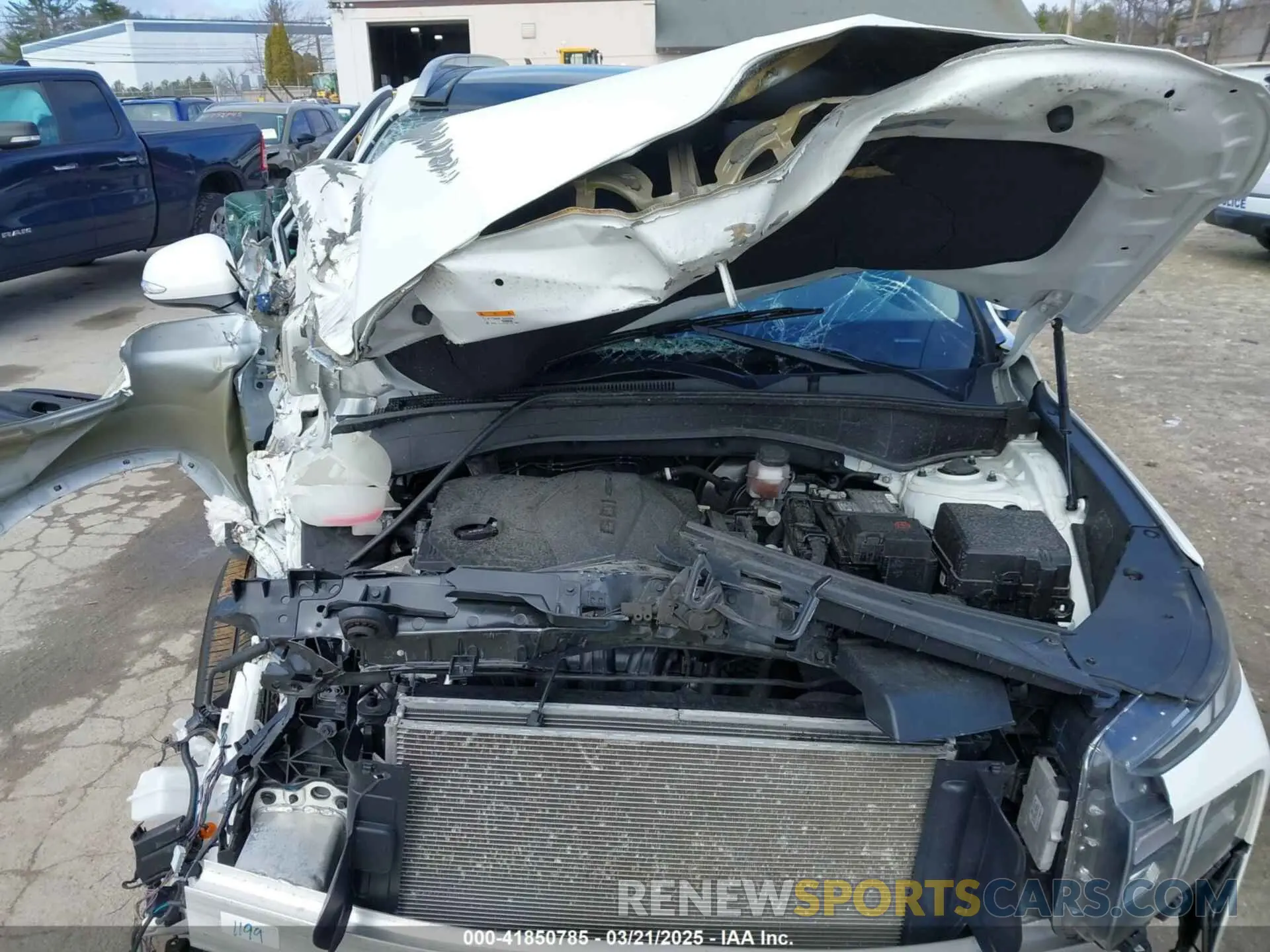 10 Photograph of a damaged car 5NMS3DAJ8MH323717 HYUNDAI SANTA FE 2021