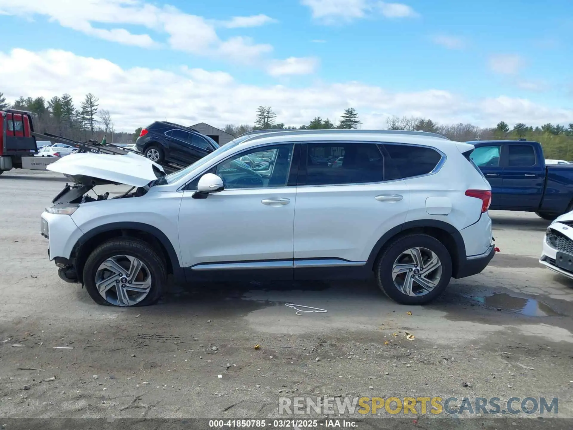 13 Photograph of a damaged car 5NMS3DAJ8MH323717 HYUNDAI SANTA FE 2021