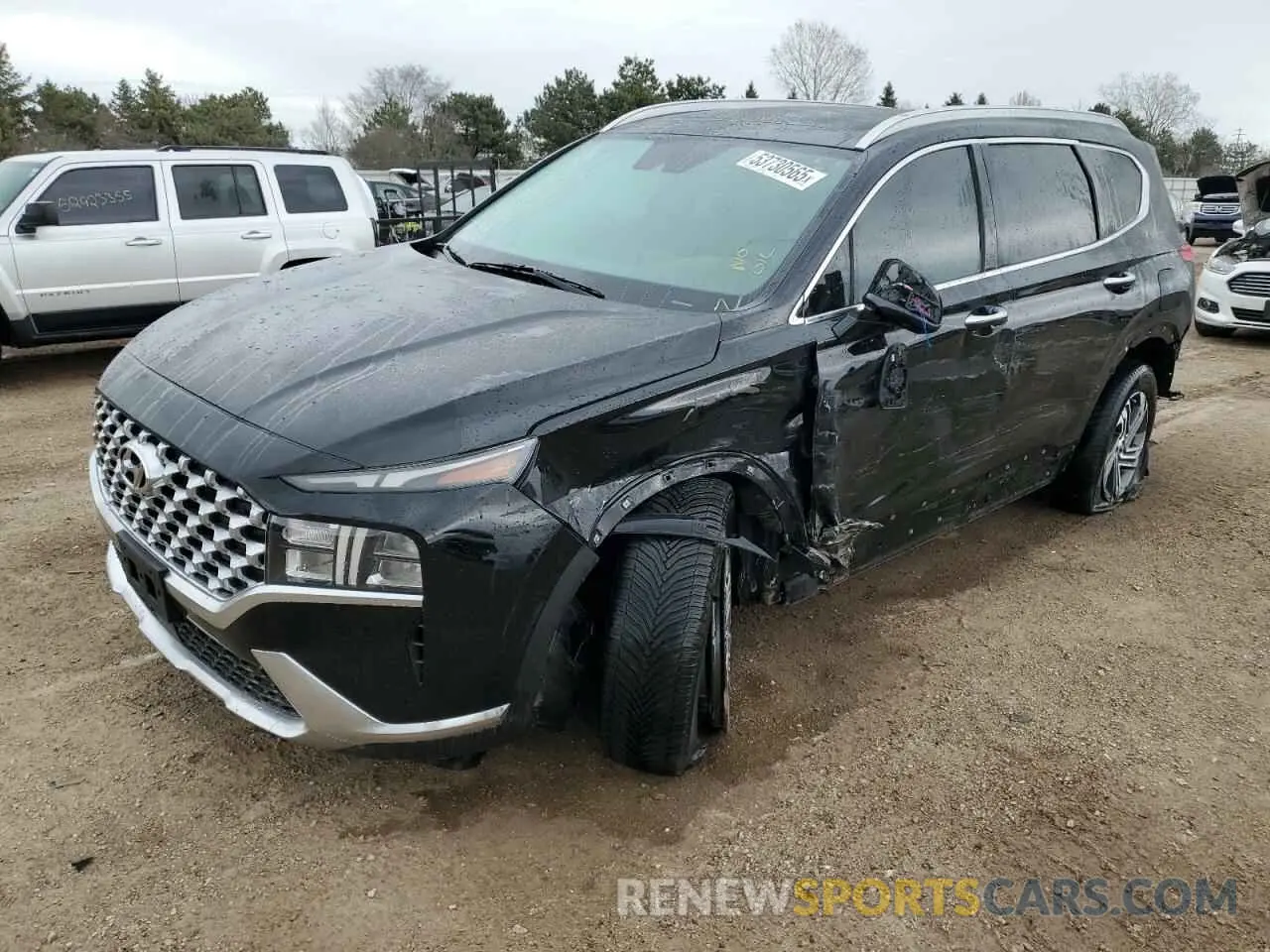 1 Photograph of a damaged car 5NMS3DAJ8MH324673 HYUNDAI SANTA FE 2021
