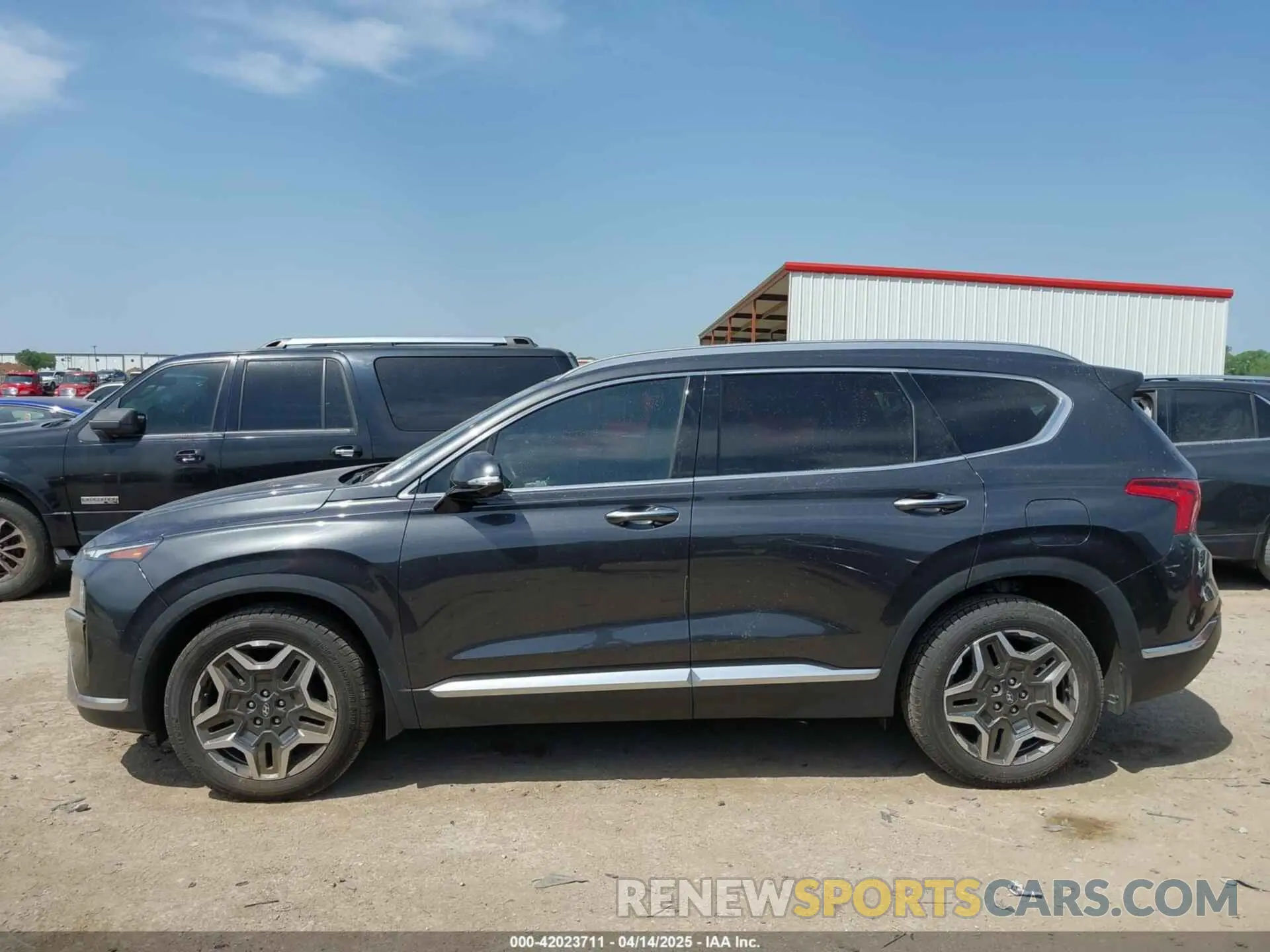 14 Photograph of a damaged car 5NMS44AL4MH328217 HYUNDAI SANTA FE 2021