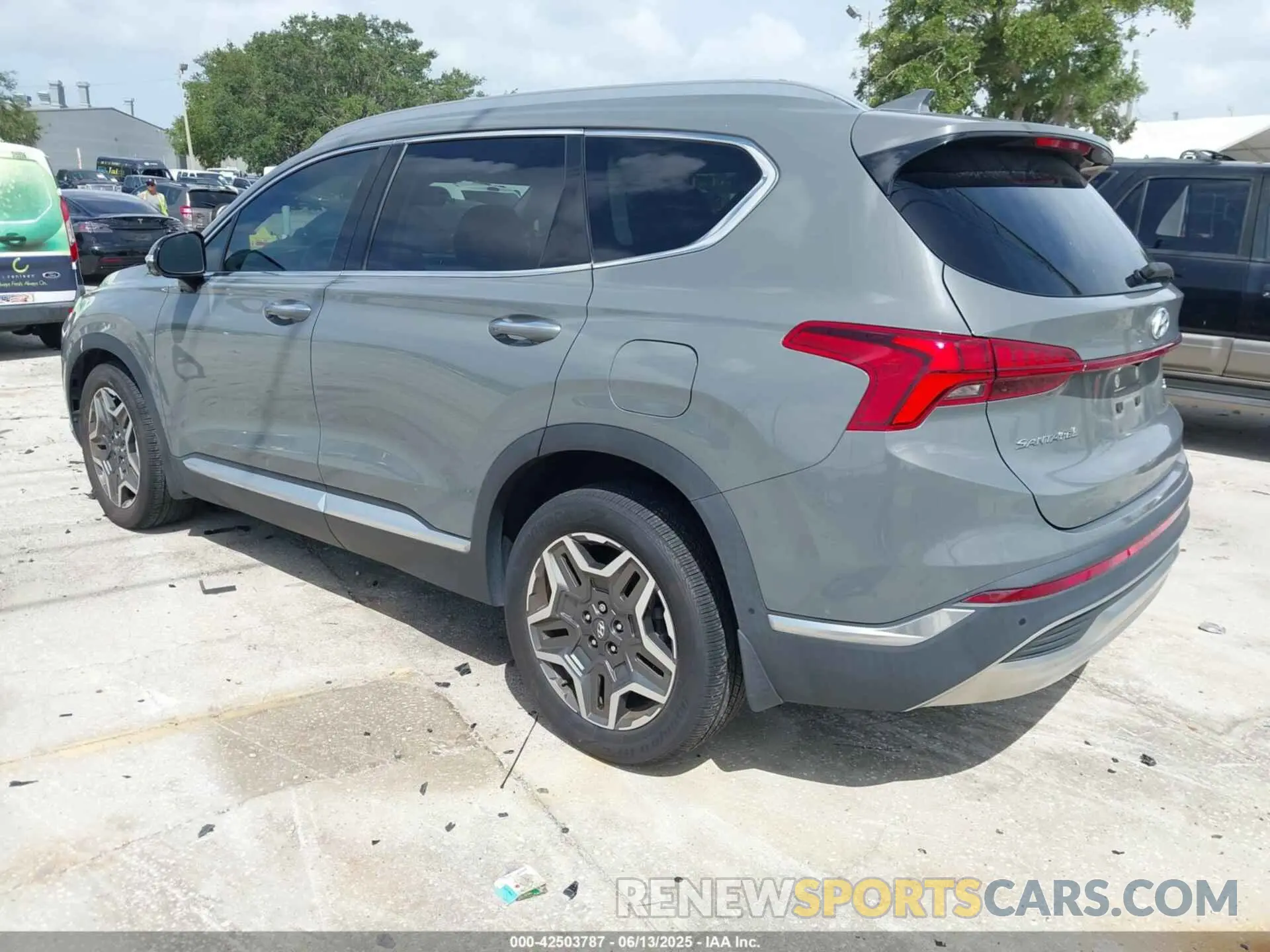 3 Photograph of a damaged car 5NMS44AL4MH335216 HYUNDAI SANTA FE 2021