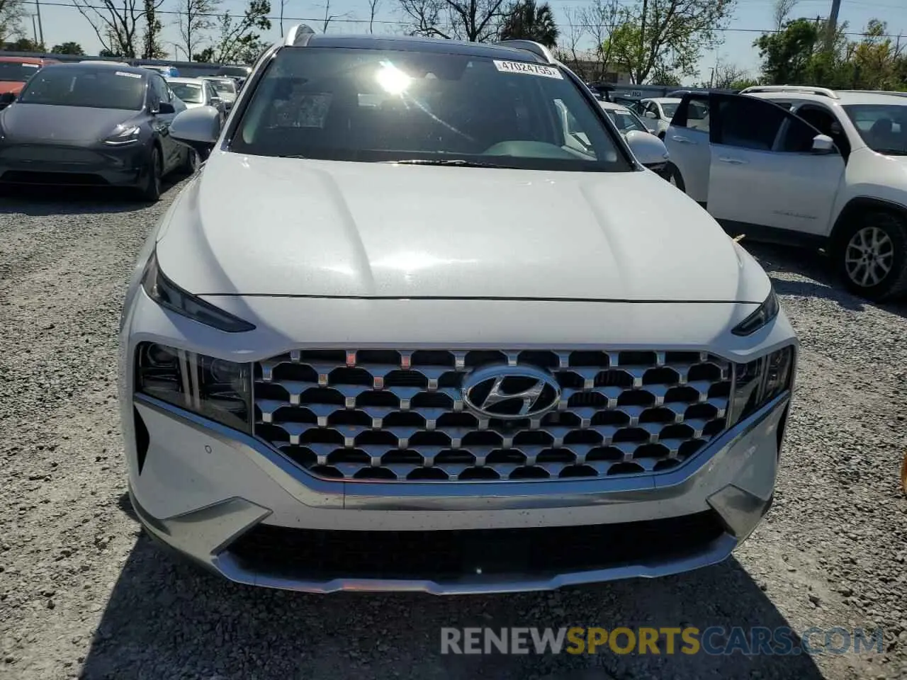 5 Photograph of a damaged car 5NMS44AL8MH315390 HYUNDAI SANTA FE 2021