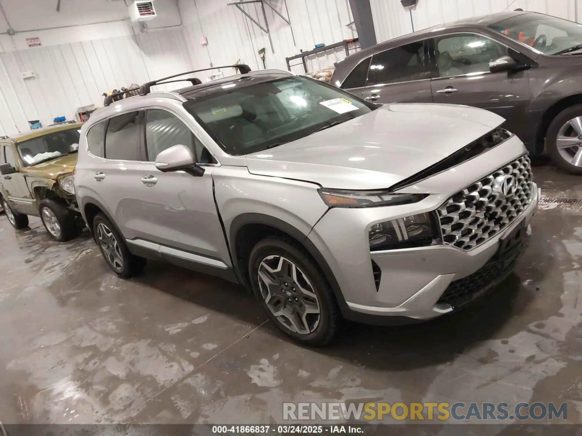 1 Photograph of a damaged car 5NMS4DAL6MH372039 HYUNDAI SANTA FE 2021