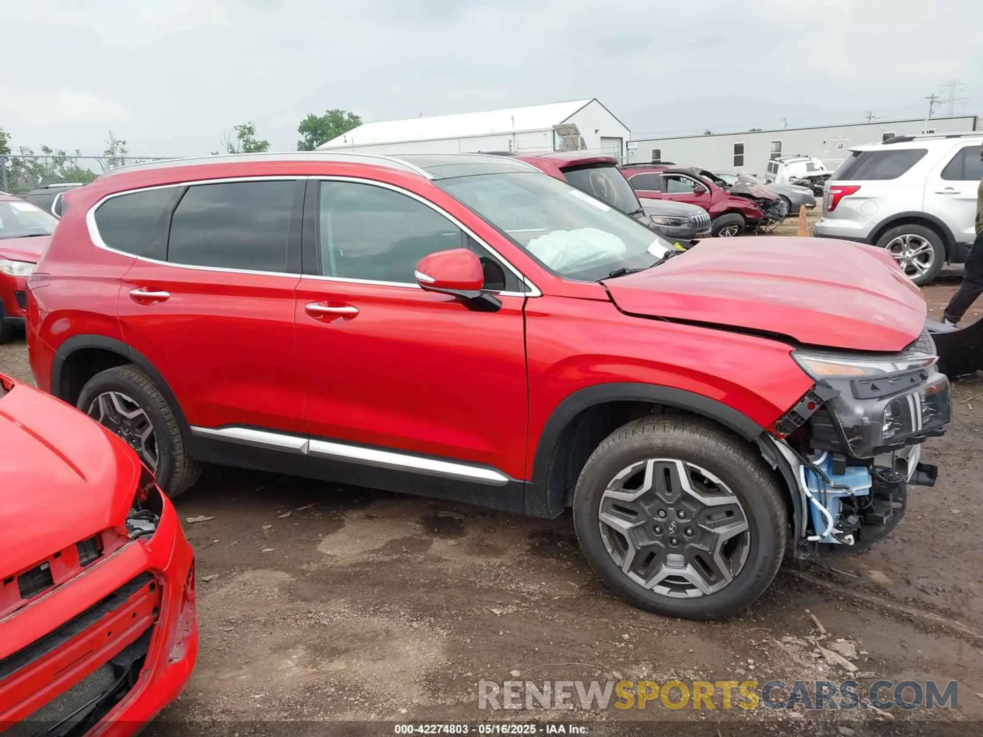 12 Photograph of a damaged car 5NMS4DAL9MH353646 HYUNDAI SANTA FE 2021
