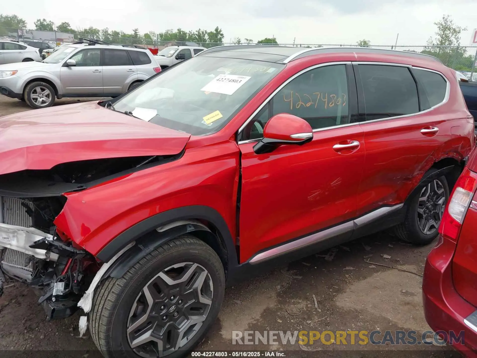 13 Photograph of a damaged car 5NMS4DAL9MH353646 HYUNDAI SANTA FE 2021